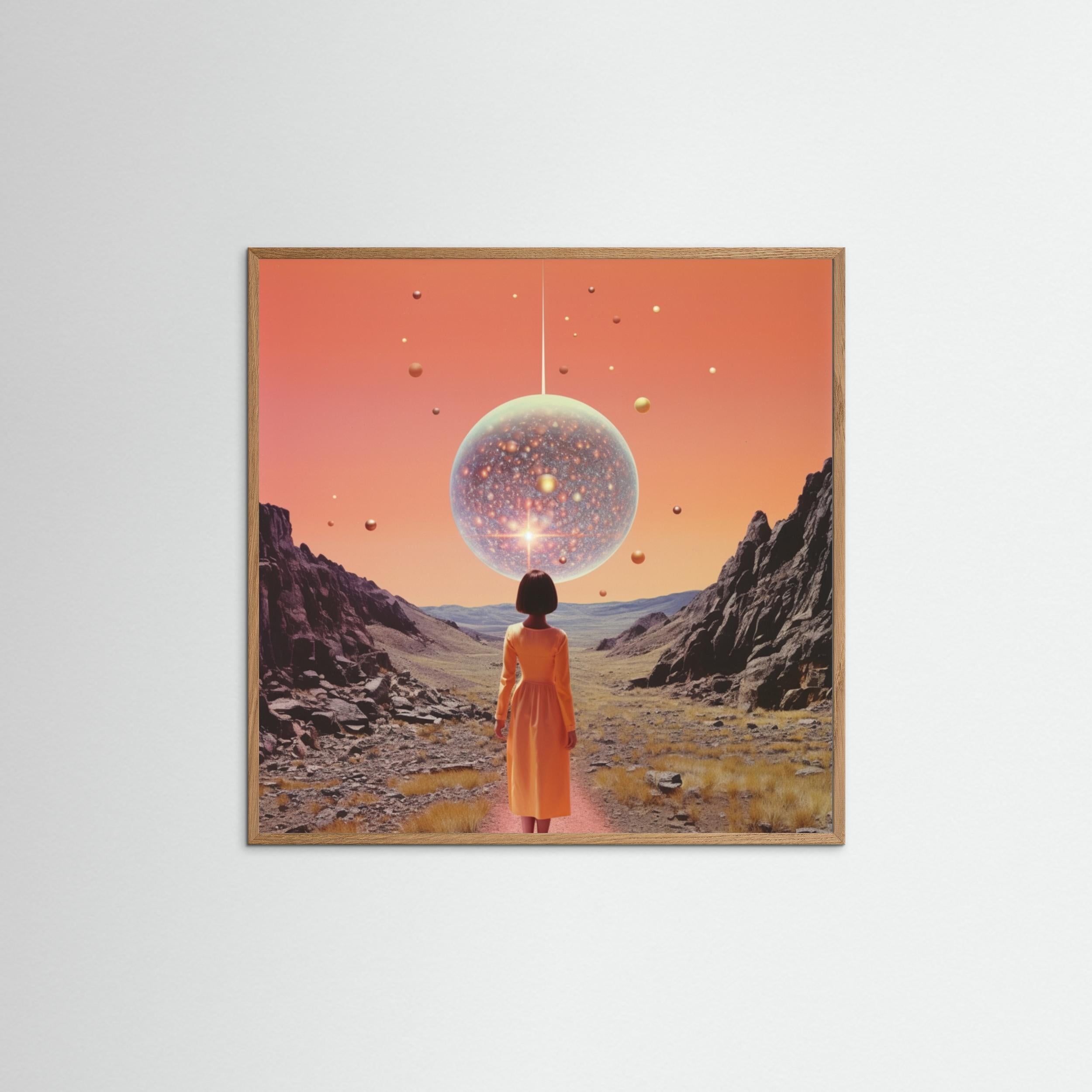 A Space Disco Collage Art by Samantha Hearn Fine Art Paper 