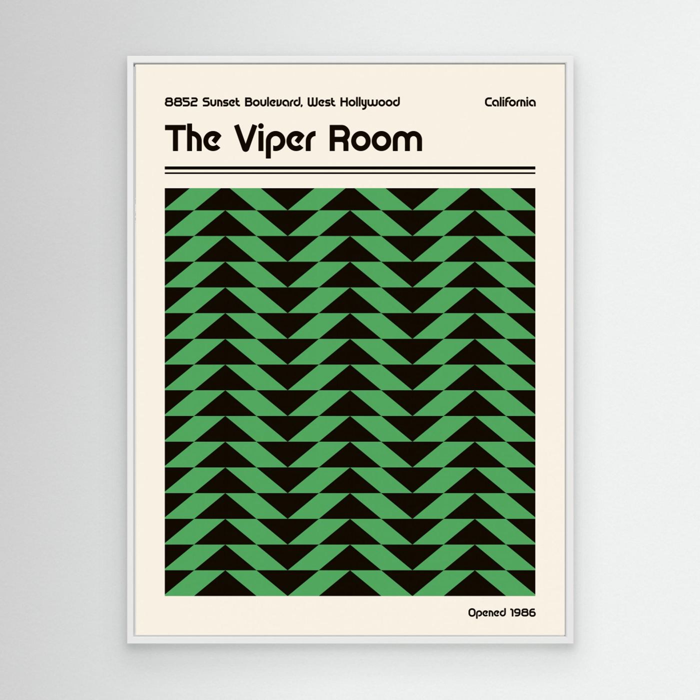 Viper Room Retro by Retrodrome Canvas