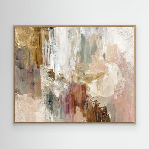 Beige Slap No.2 By Natty Jaxxx The Frame Gain Canvas