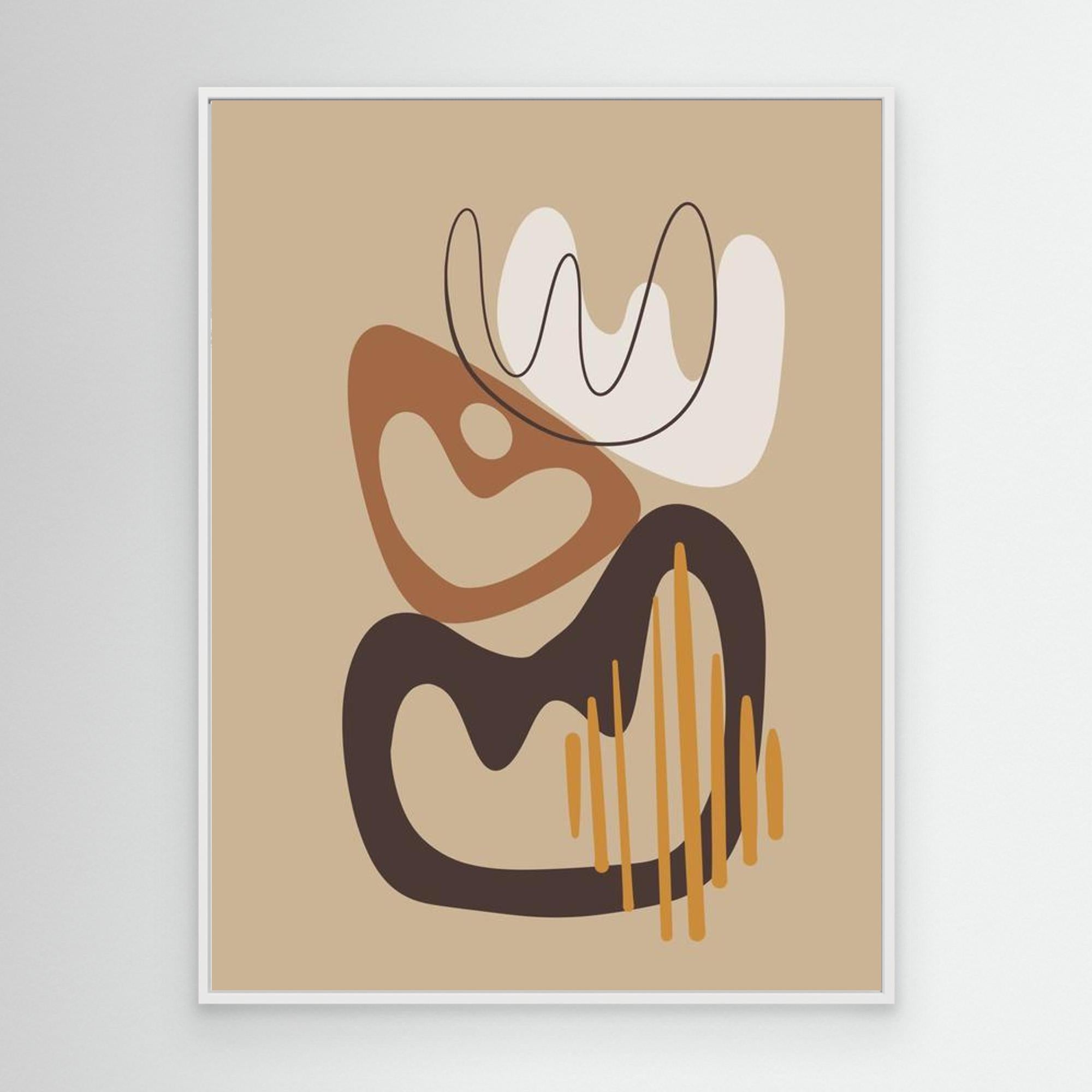 Form and Ember No.1 by The Frame Gain Canvas