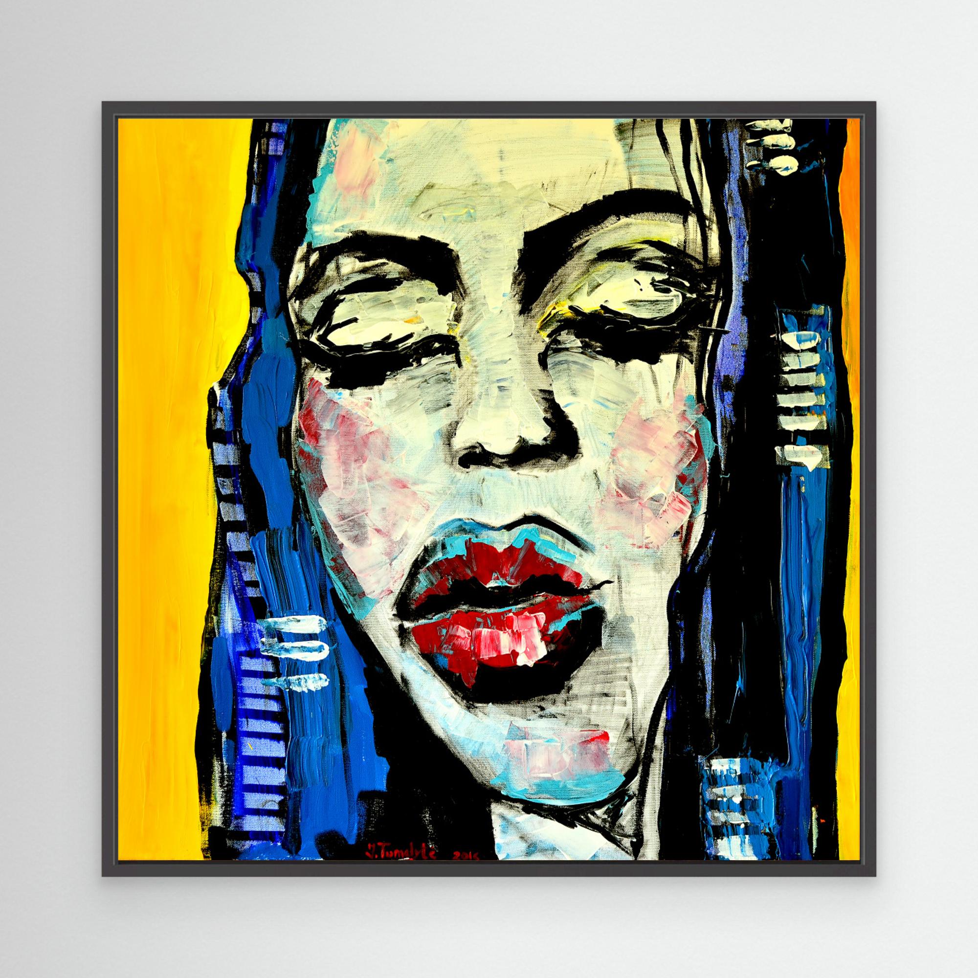 Magdalena or waiting room by Julija Belickienė Canvas