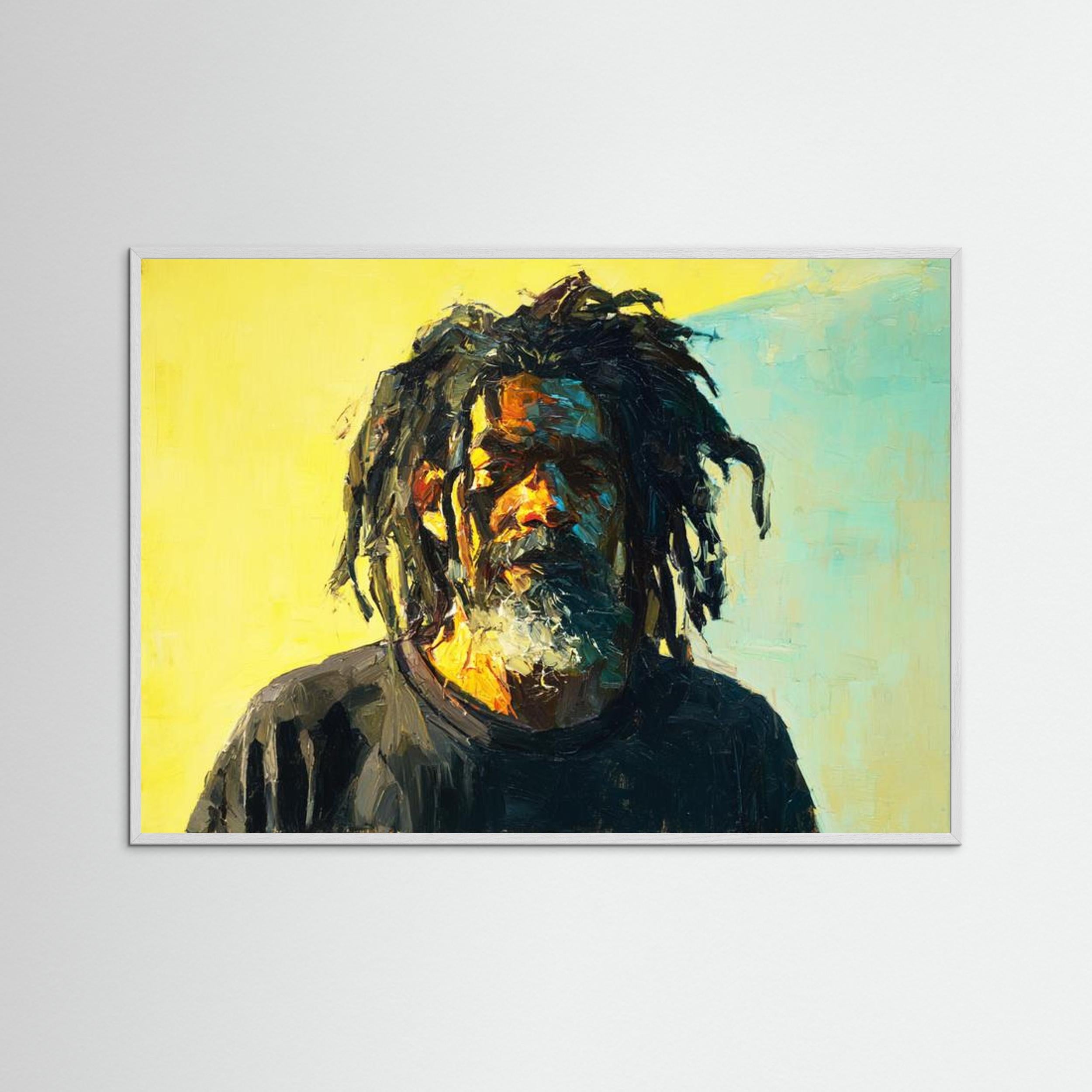 Yard Man by Natty Jaxxx The Frame Gain Fine Art Paper 