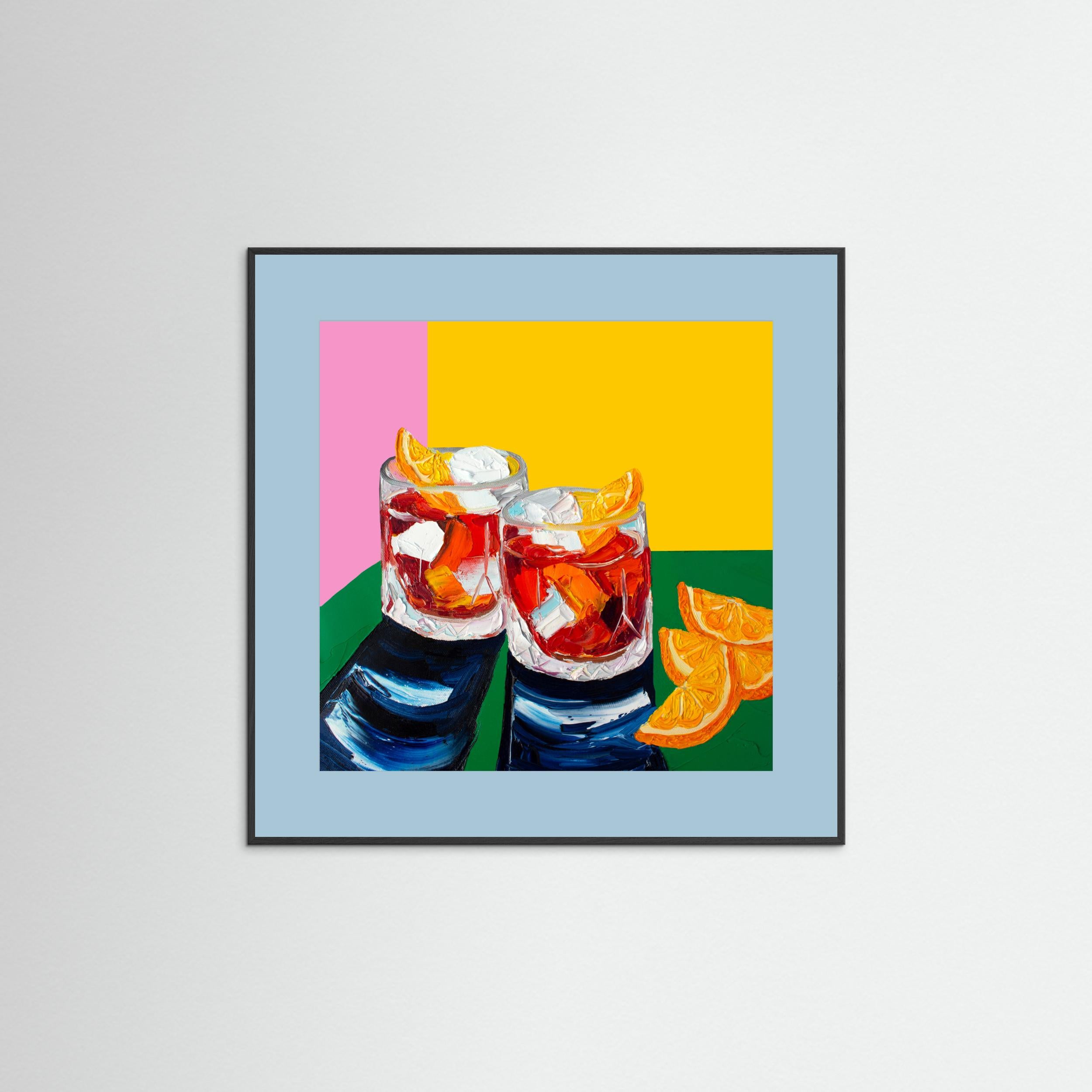 Negronis No1 by Alice Straker Fine Art Paper 