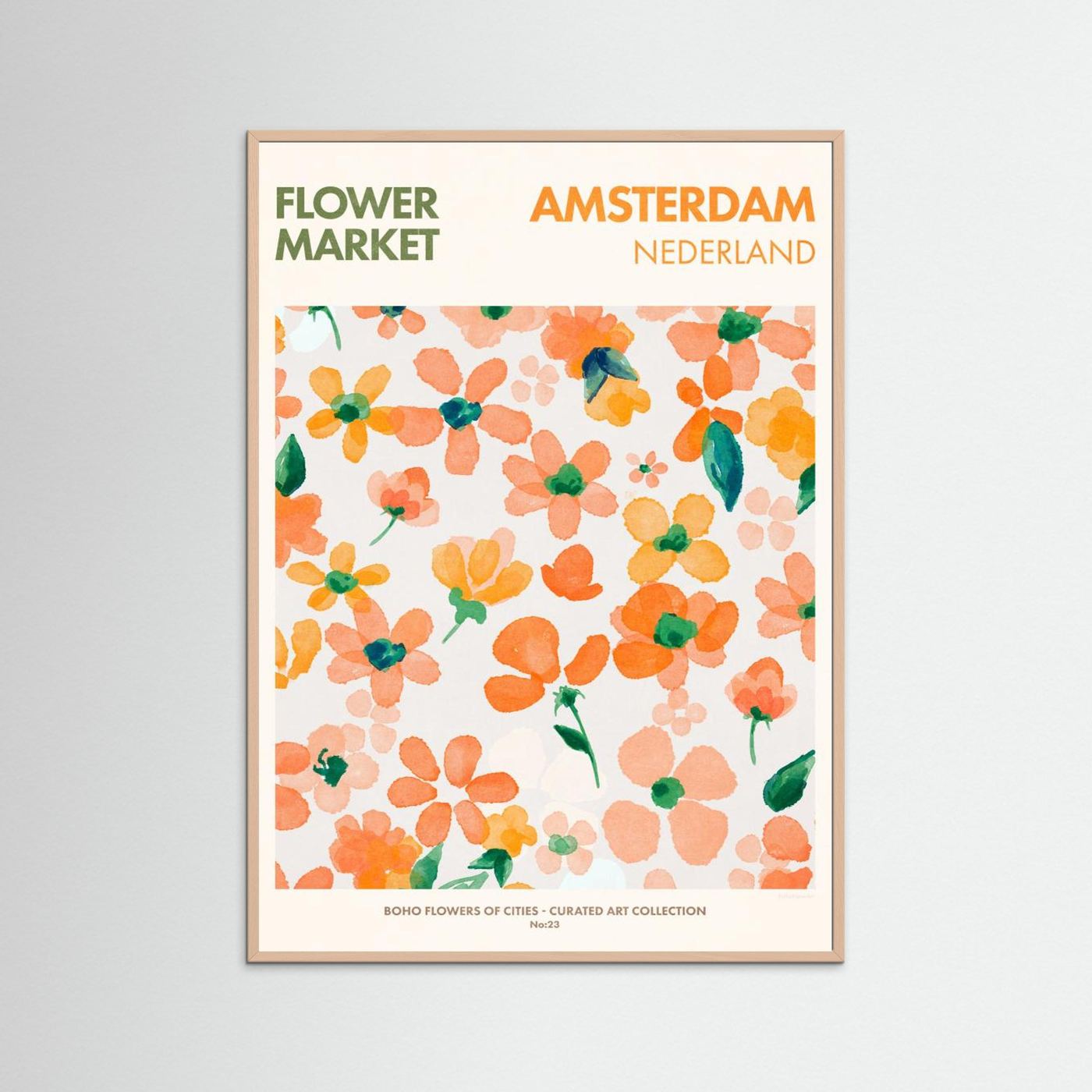 Amsterdam by Emel Tunaboylu Fine Art Paper