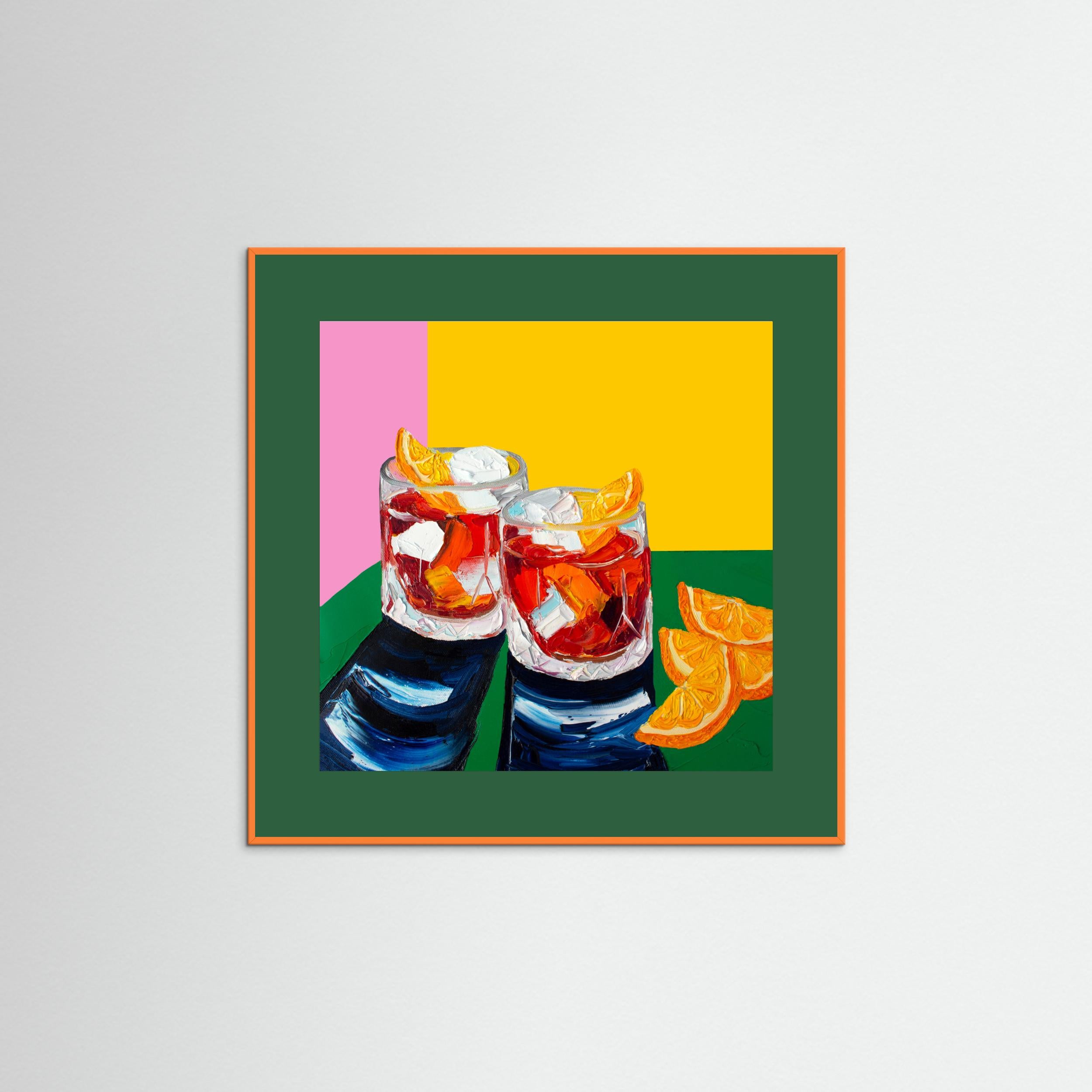 Negronis No1 by Alice Straker Fine Art Paper 