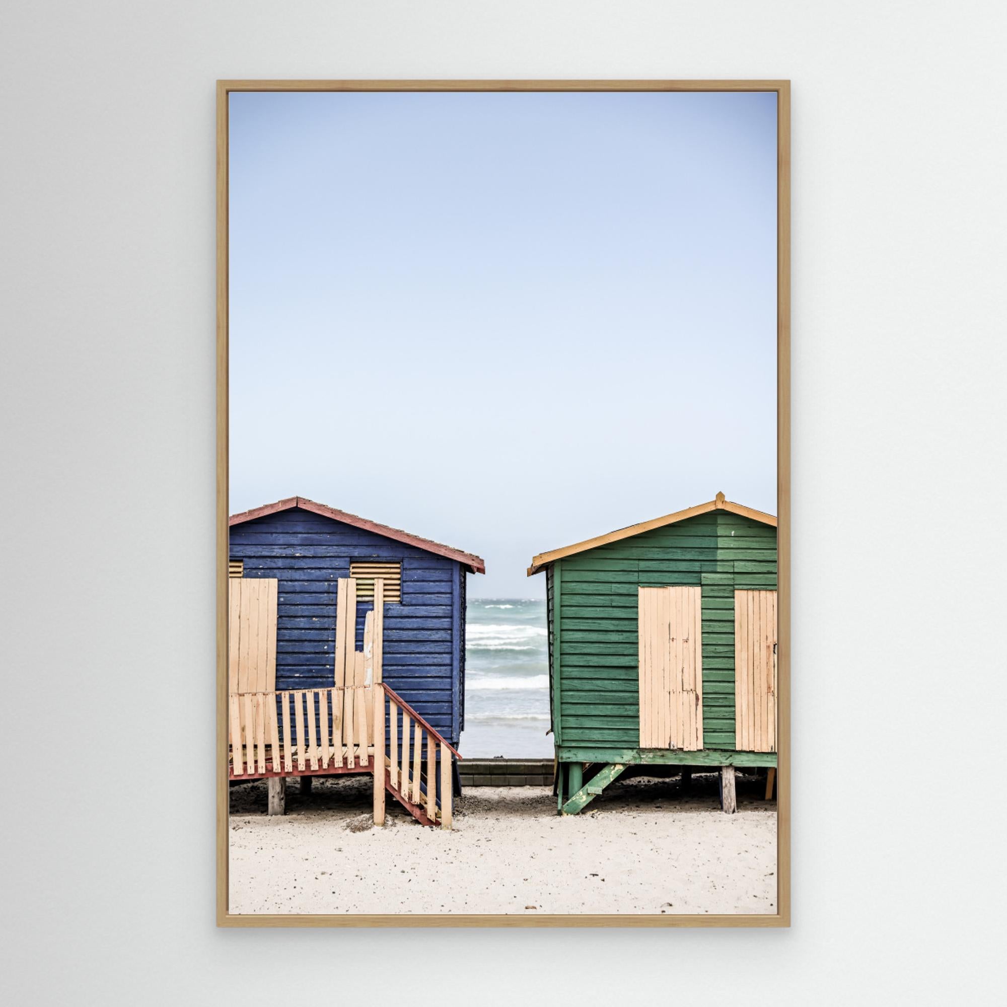 Blue & Green Hut by Shot By Clint Canvas