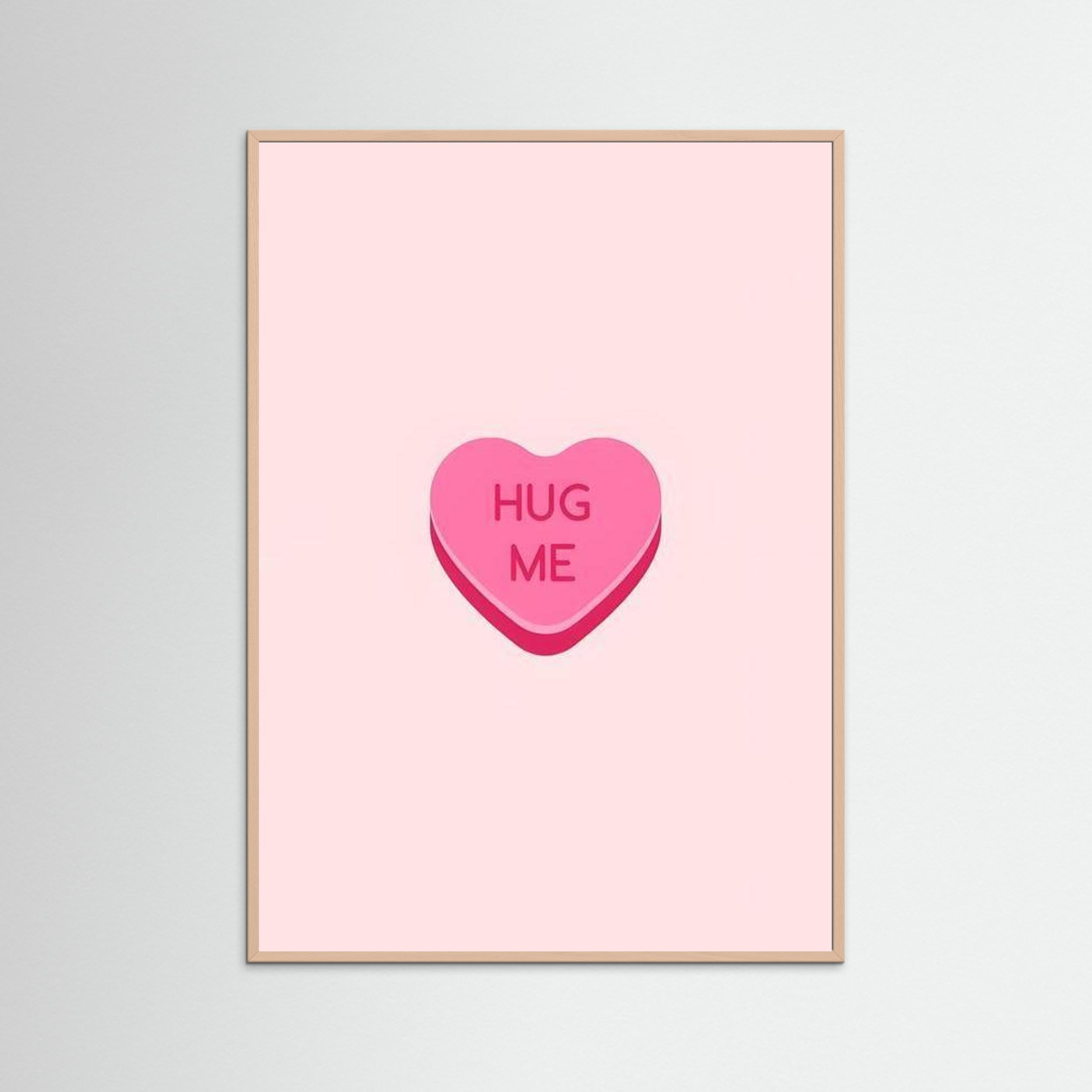 Hug Me By The Frame Gain Fine Art Paper