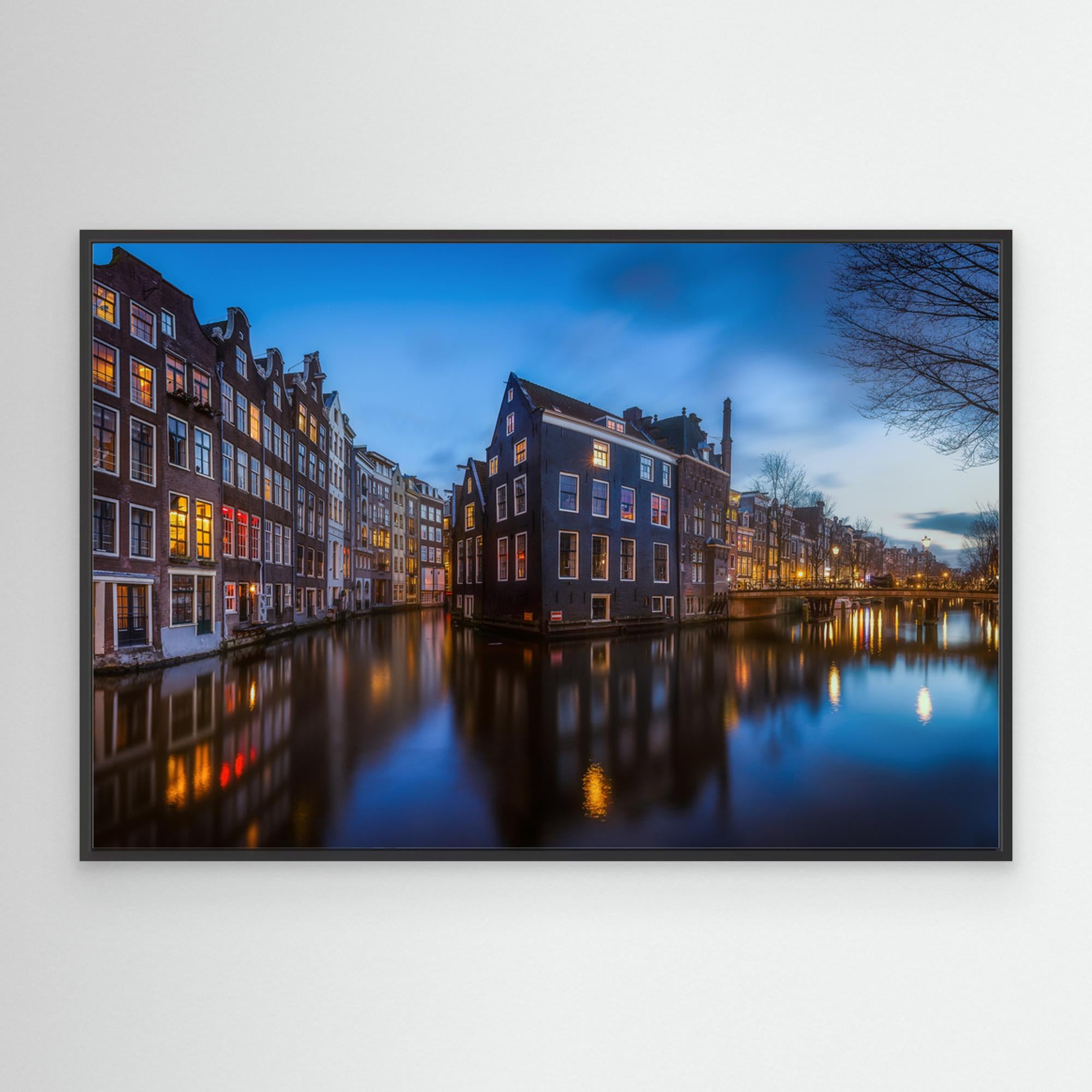 Blue Amsterdam by Clara Gamito Canvas