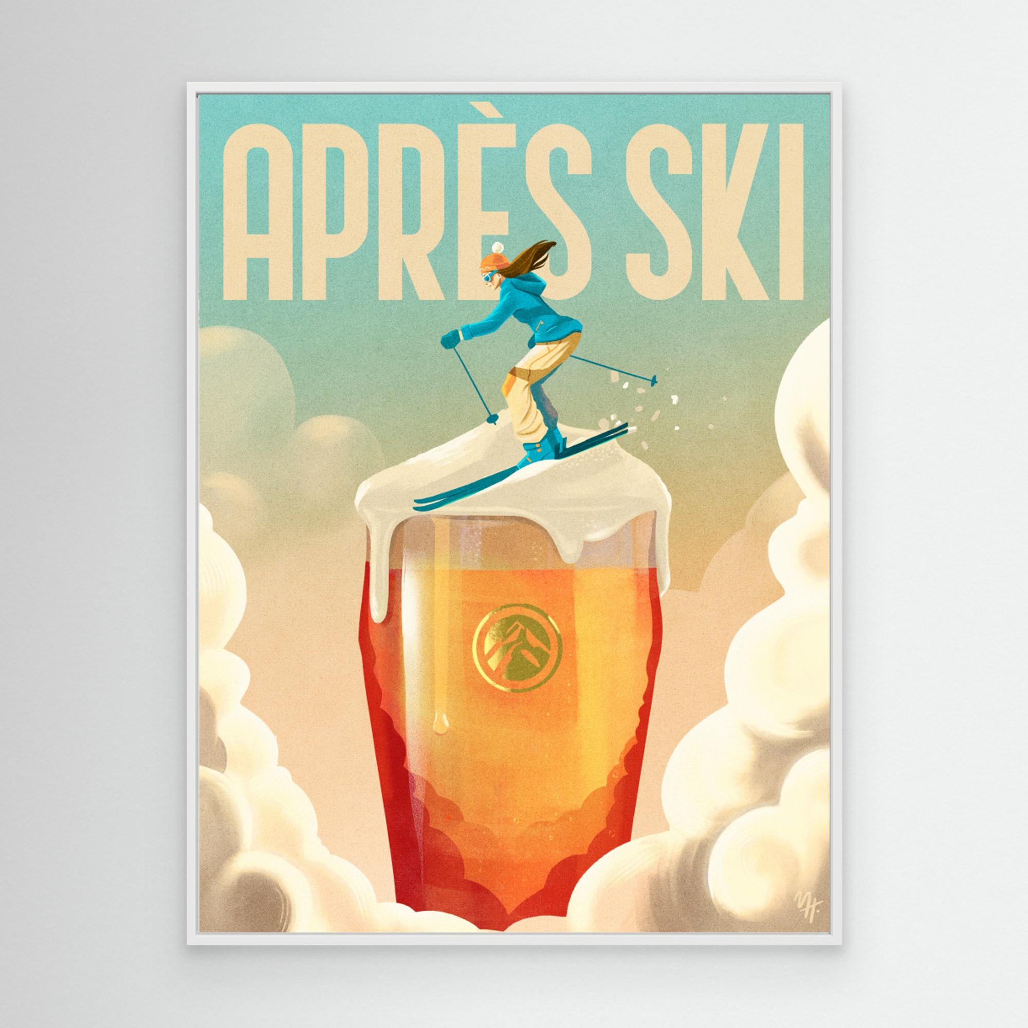 Apres Ski by Mark Harrison Canvas
