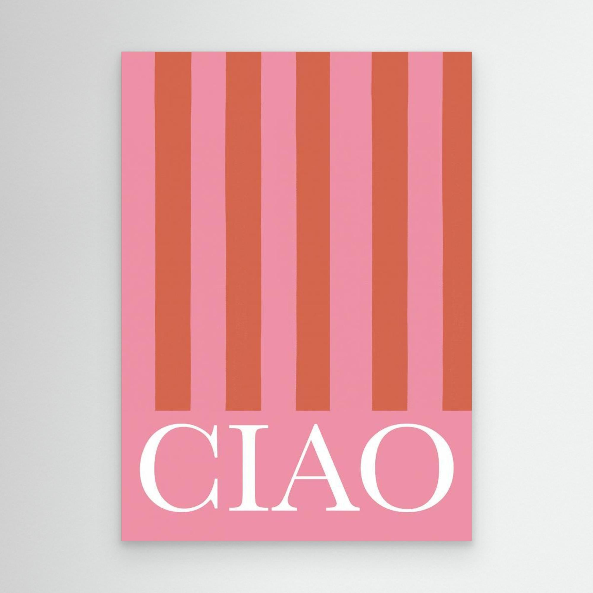 Ciao Stripes by Talitha Mc Queen Canvas