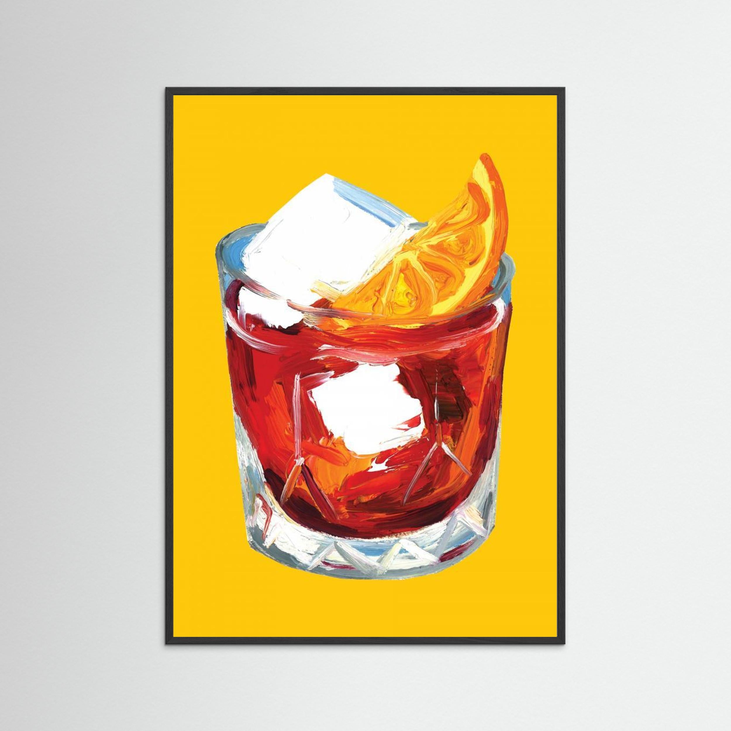 Negroni On Sunshine by Alice Straker Fine Art Paper 