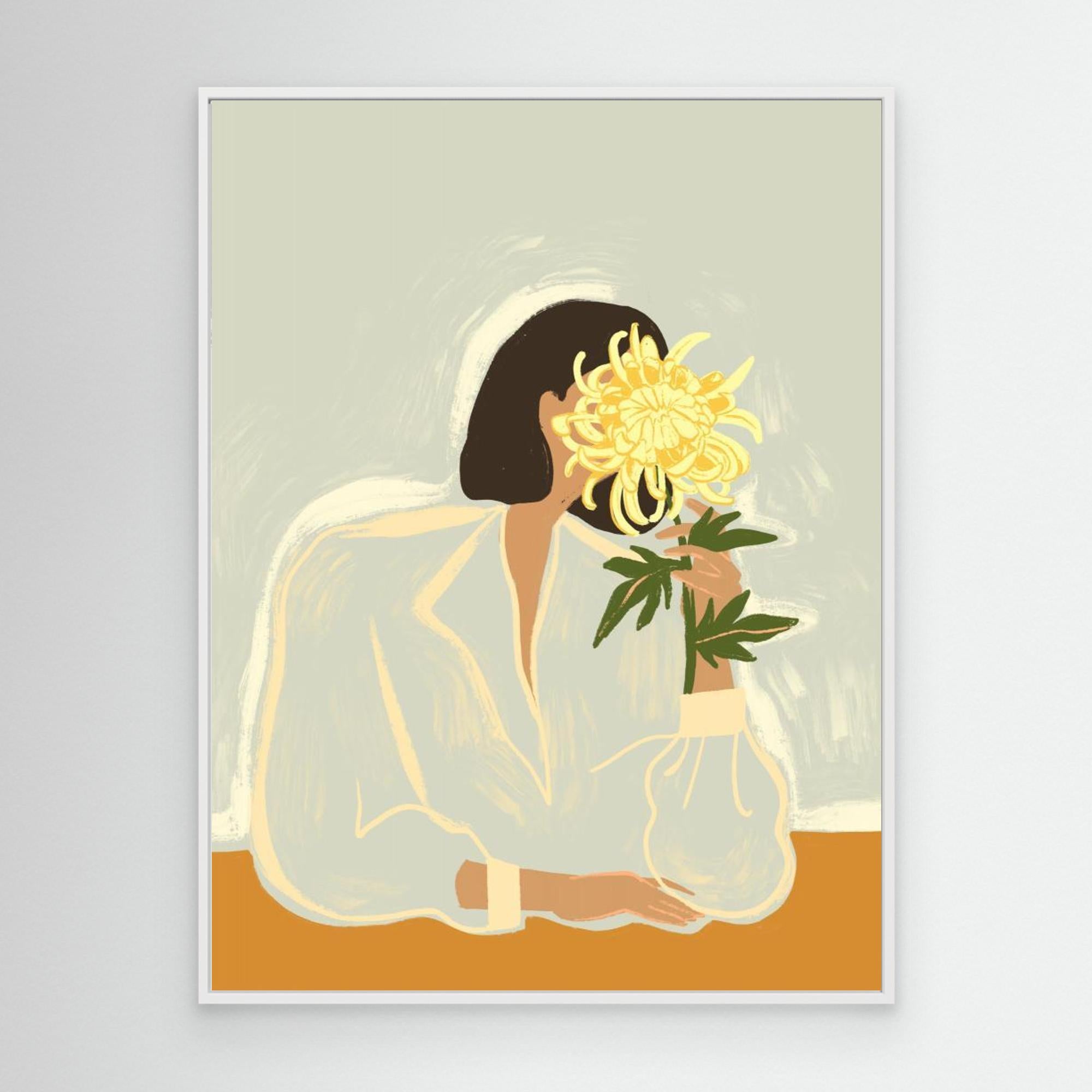Thecrysanthemum by Arty Guava Canvas