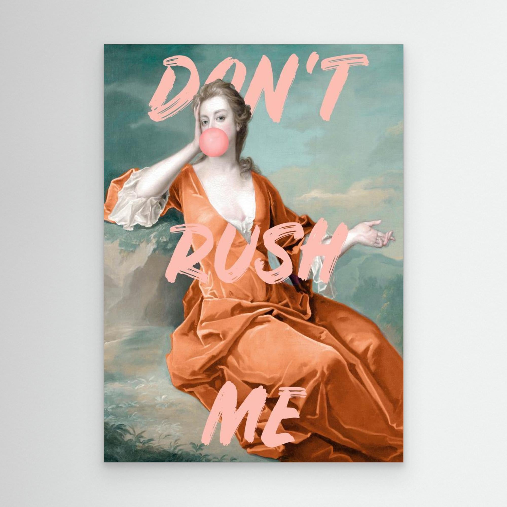 Dontrushmeorange Ratioiso by Talitha Mc Queen Canvas