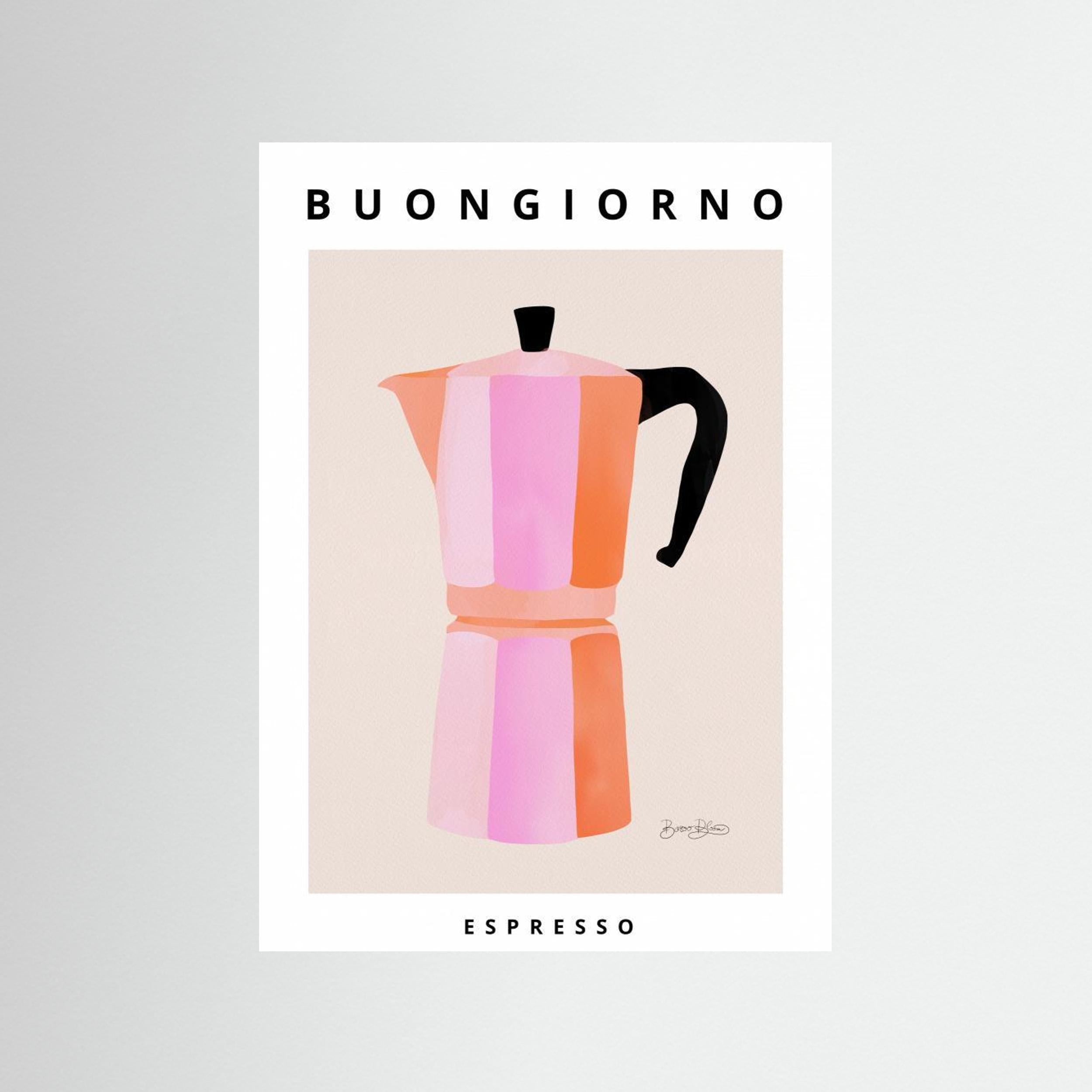 Buongiorno Espresso by Baroo Bloom Fine Art Paper 