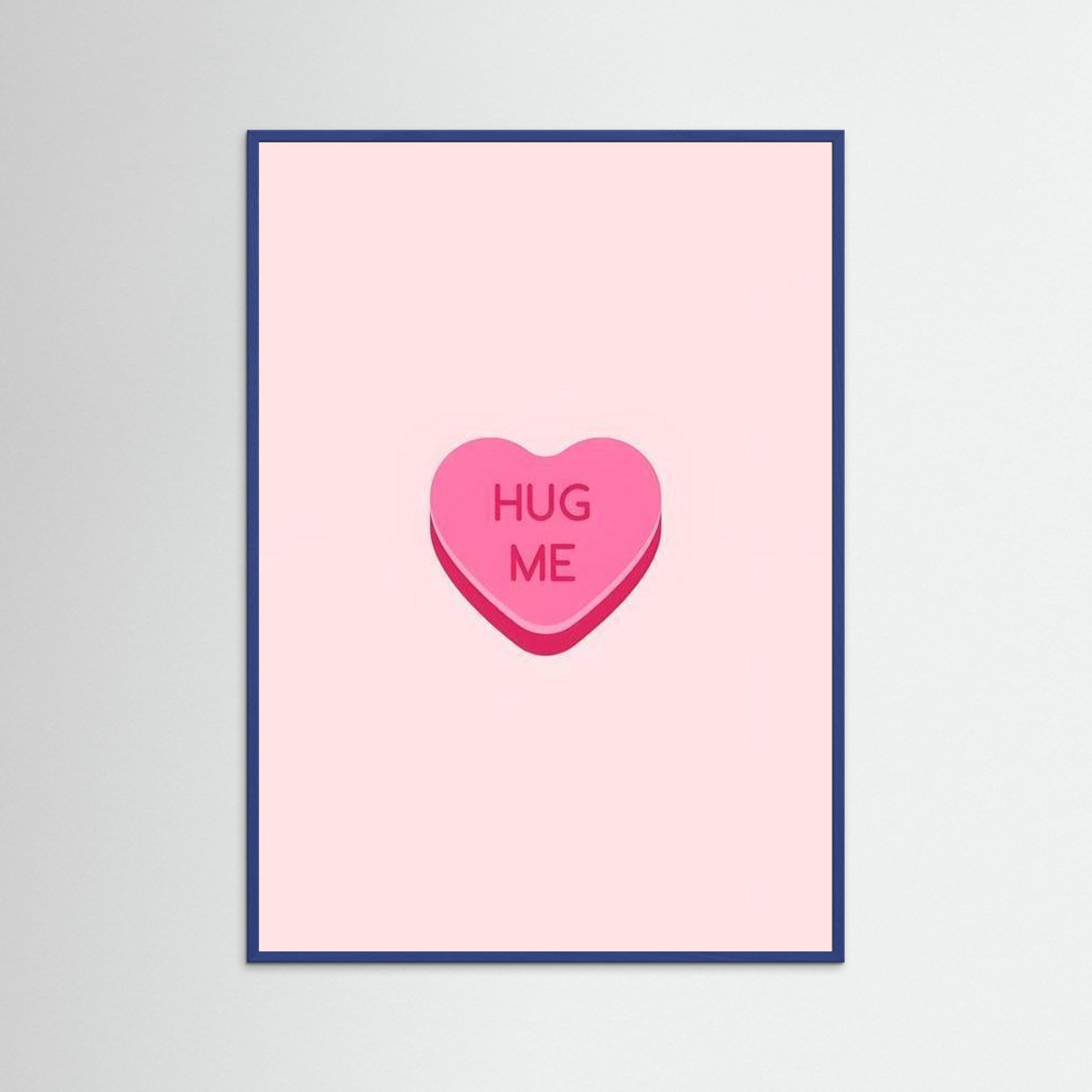 Hug Me By The Frame Gain Fine Art Paper