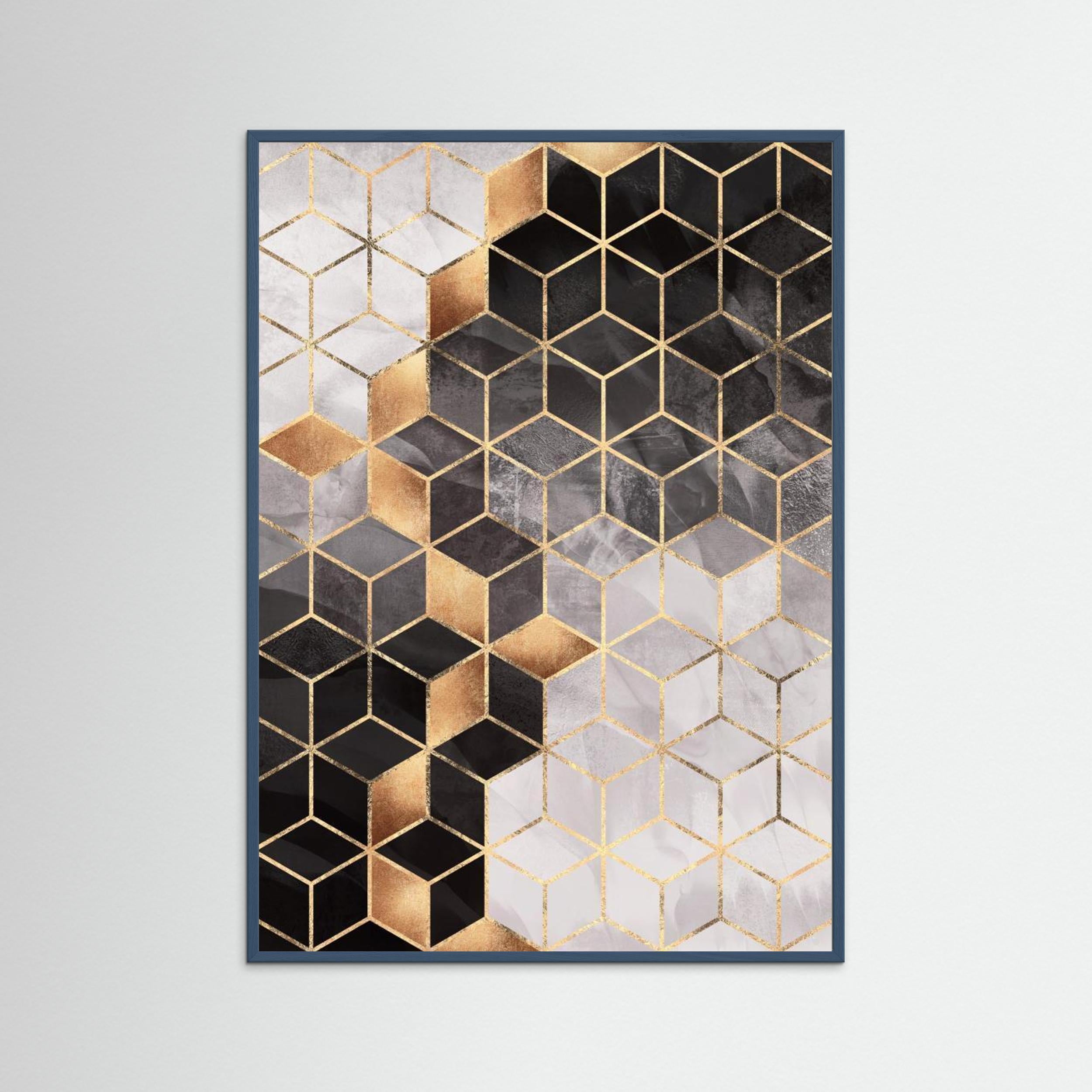 Smoky Cubes by Elisabeth Fredriksson Fine Art Paper 