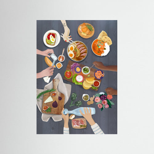 Brunch by Petra Lizde Fine Art Paper 