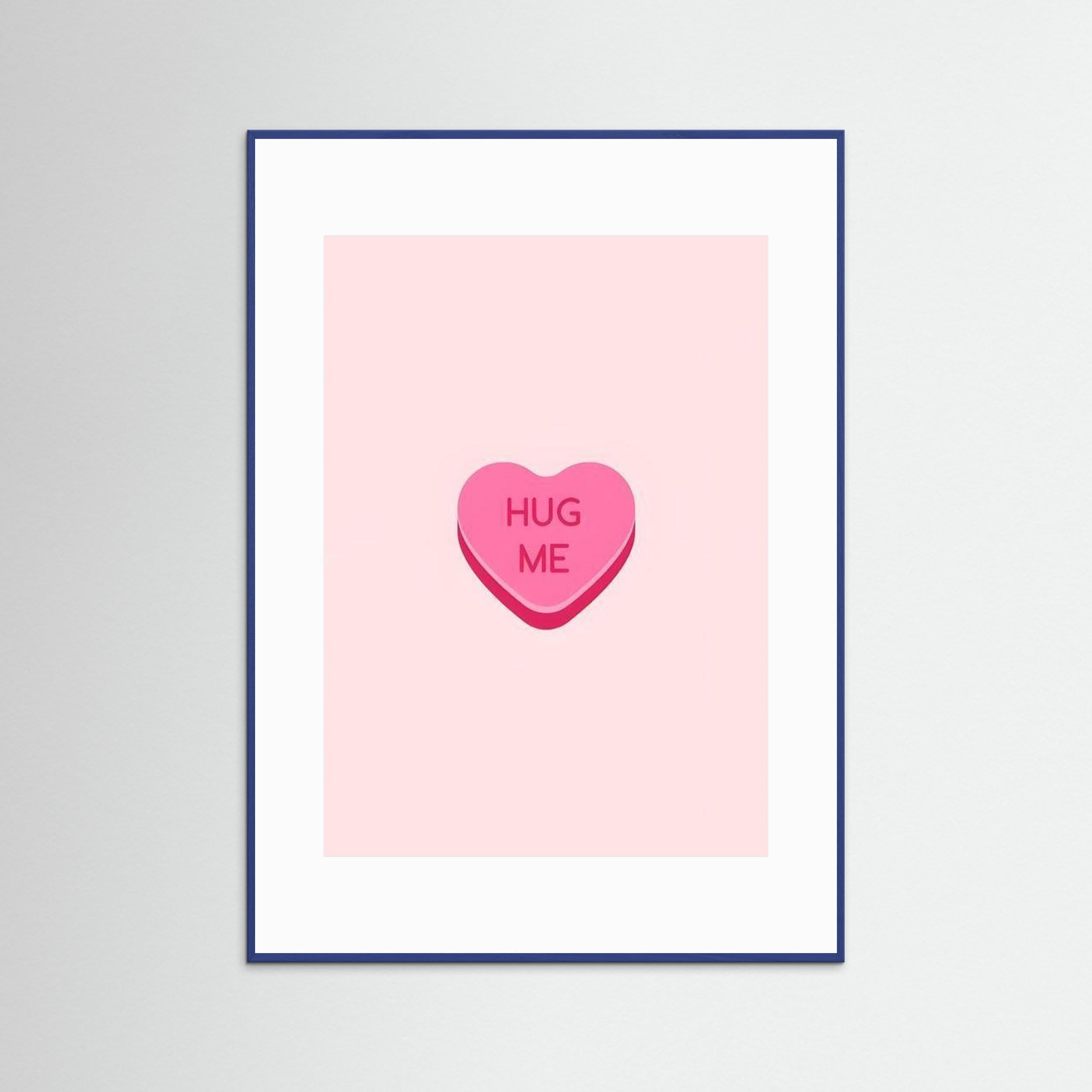 Hug Me By The Frame Gain Fine Art Paper