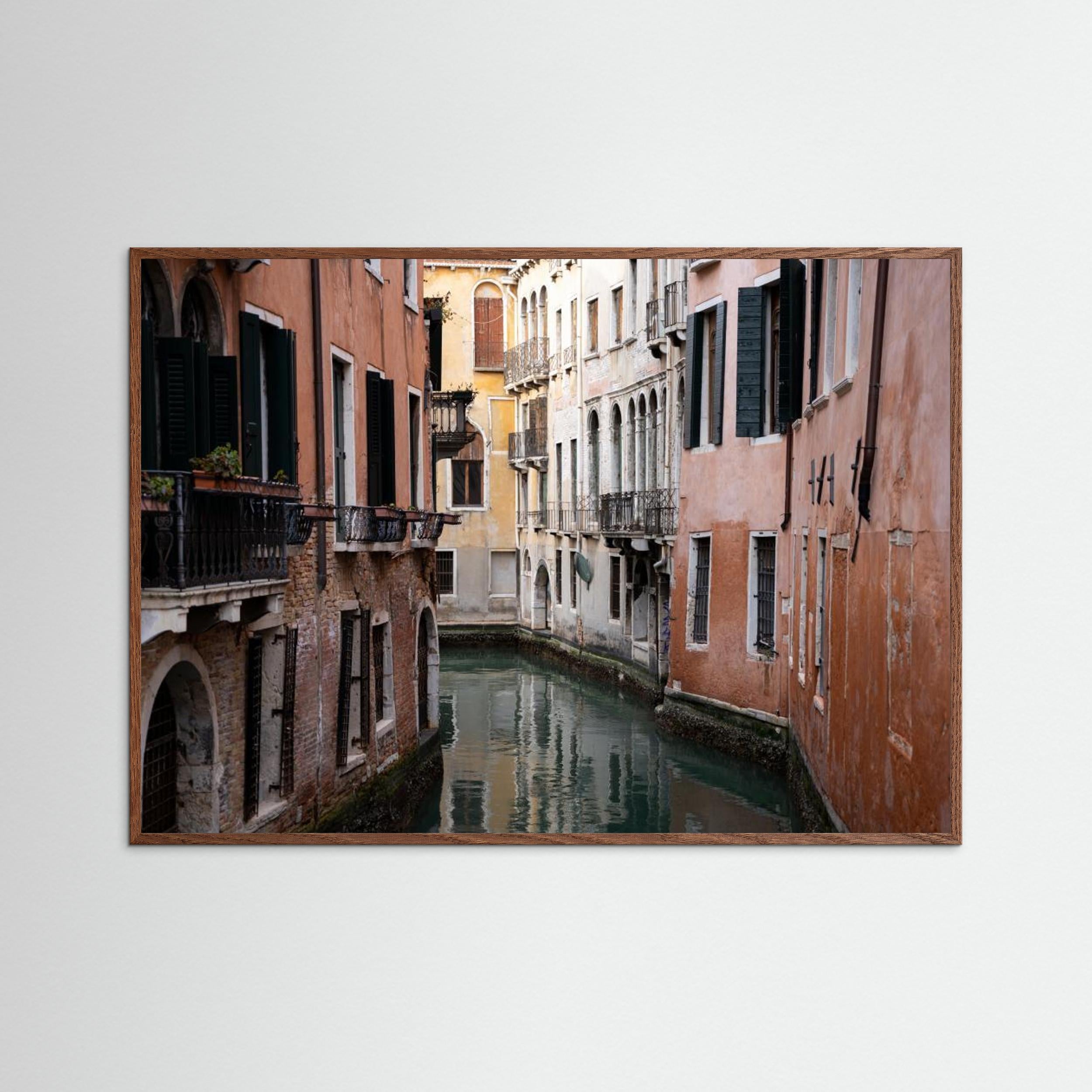 Venice Streets by Barak Shacked Fine Art Paper 