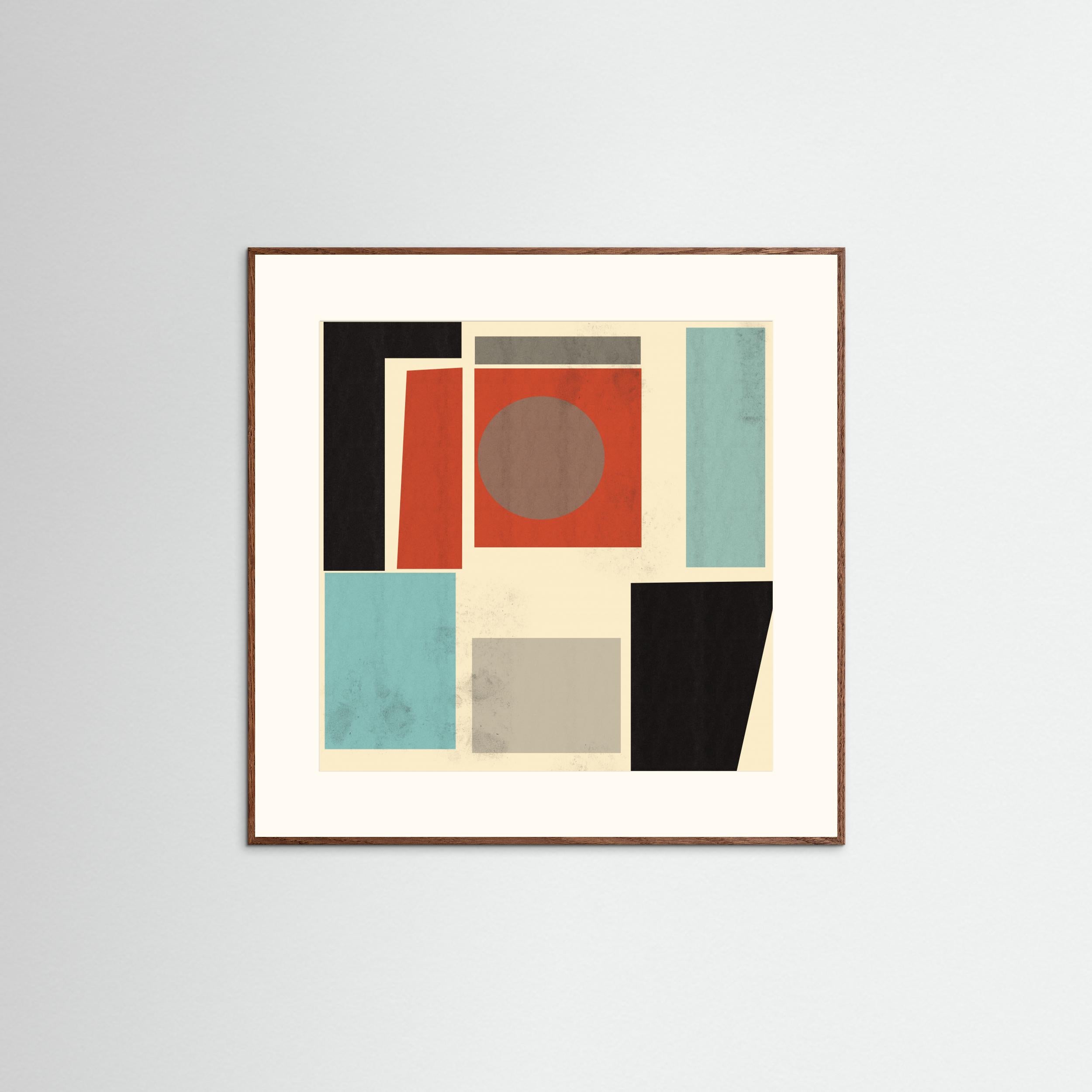 GEOMETRIC POINT Nr 1 by The Miuus Studio Fine Art Paper