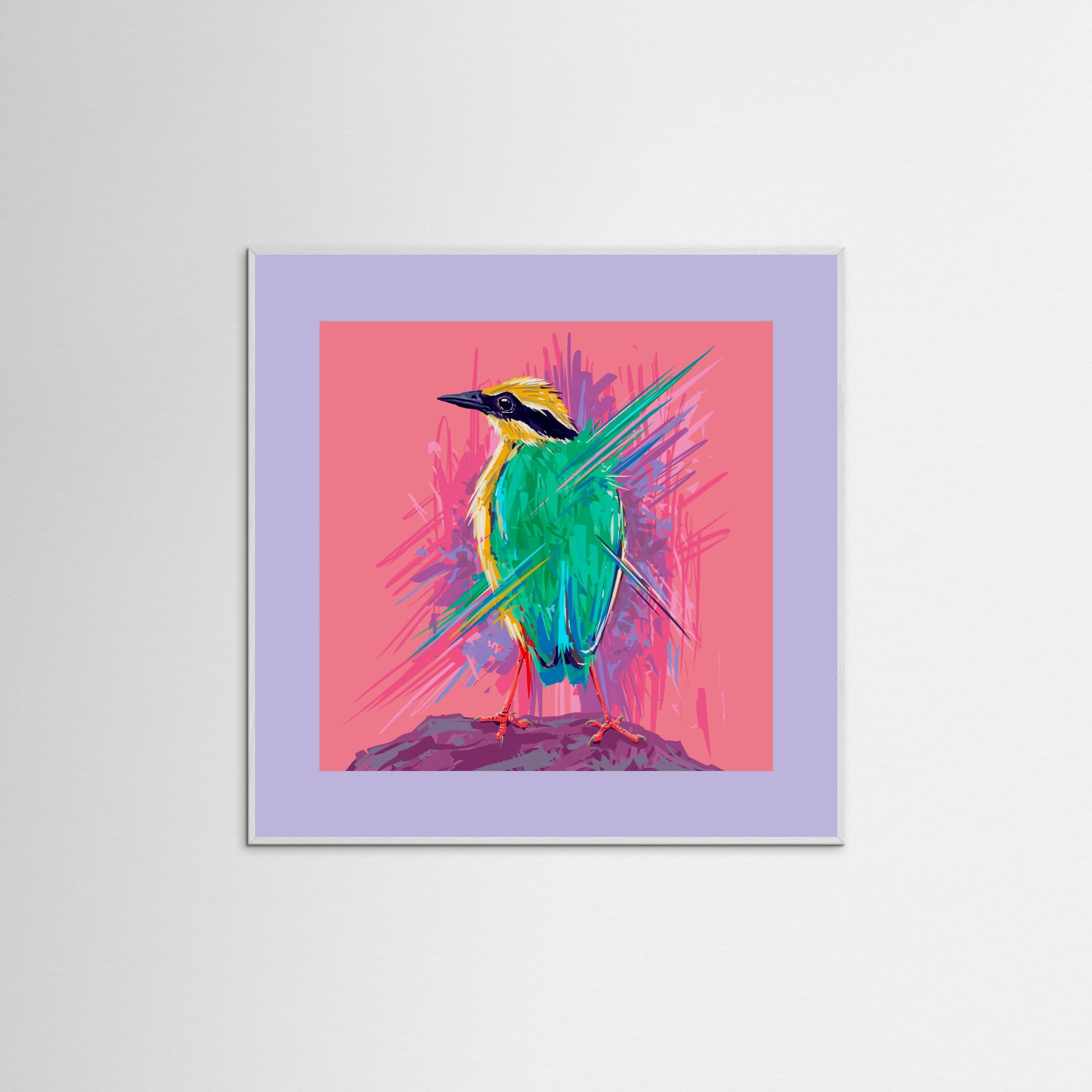 Bird Series   Indian Pitta by Rohan Dahotre Fine Art Paper