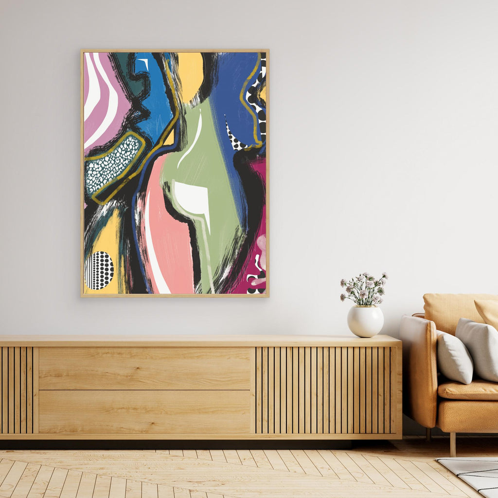 Colorful Abstract Bum by Little Dean