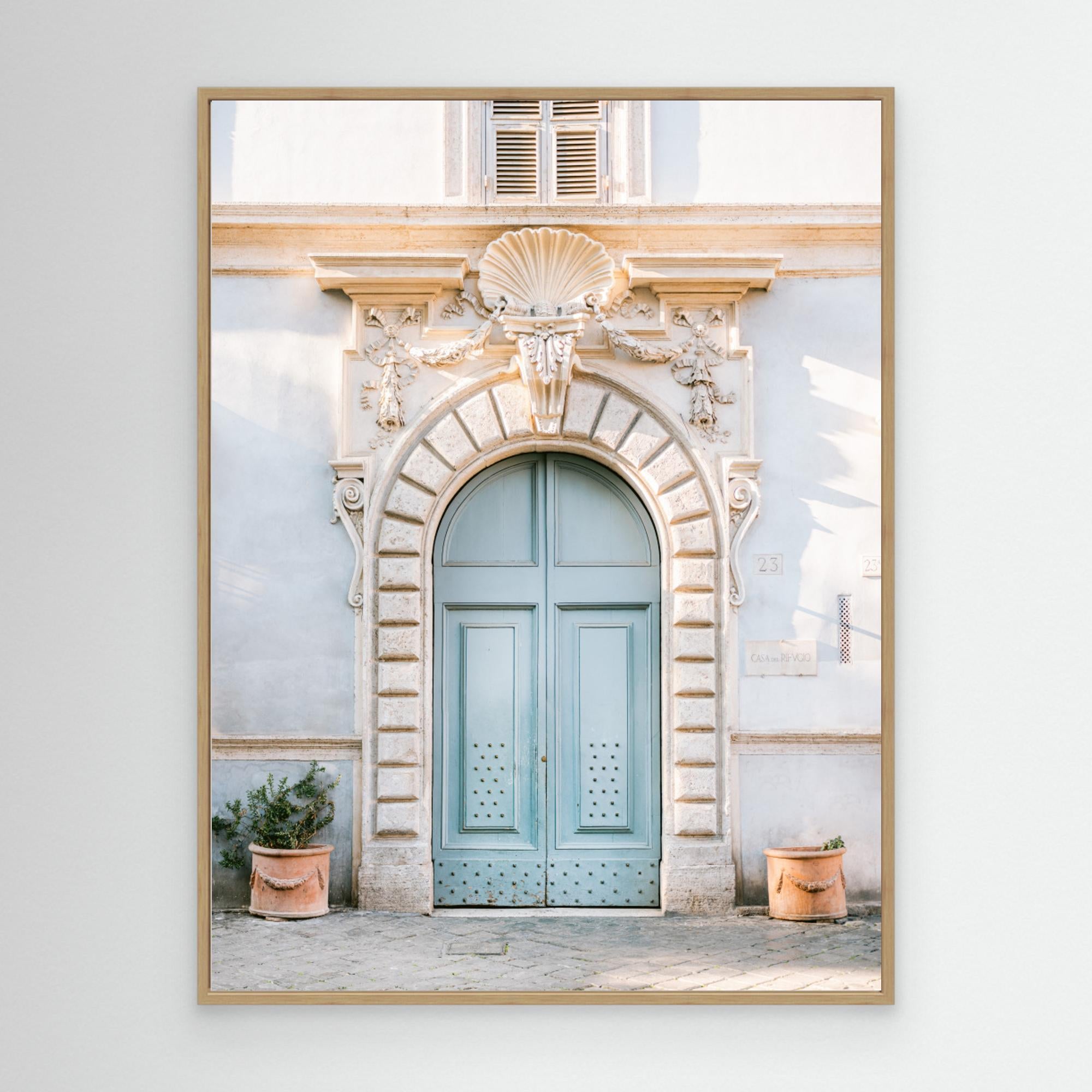 Blue tones of Rome - Italy travel photography by Raisa Zwart Canvas