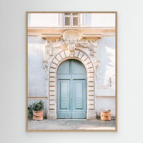 Blue tones of Rome - Italy travel photography by Raisa Zwart Canvas