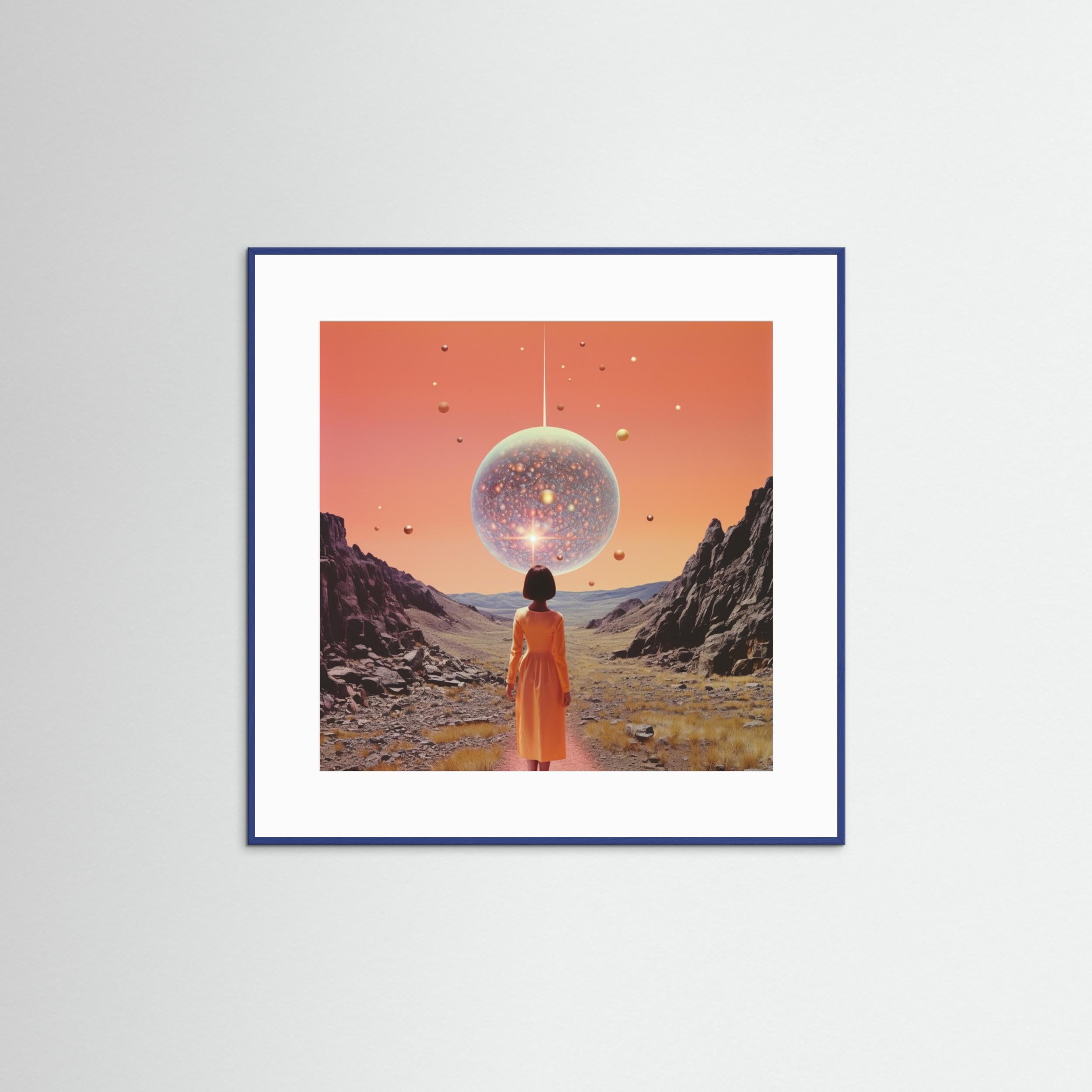 A Space Disco Collage Art by Samantha Hearn Fine Art Paper 