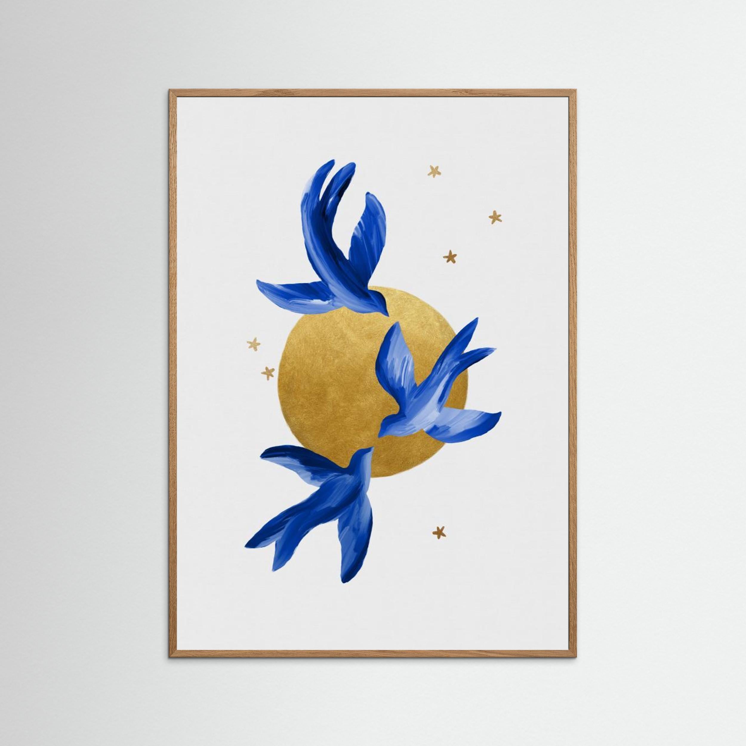 Blue Birds by Orara Studio