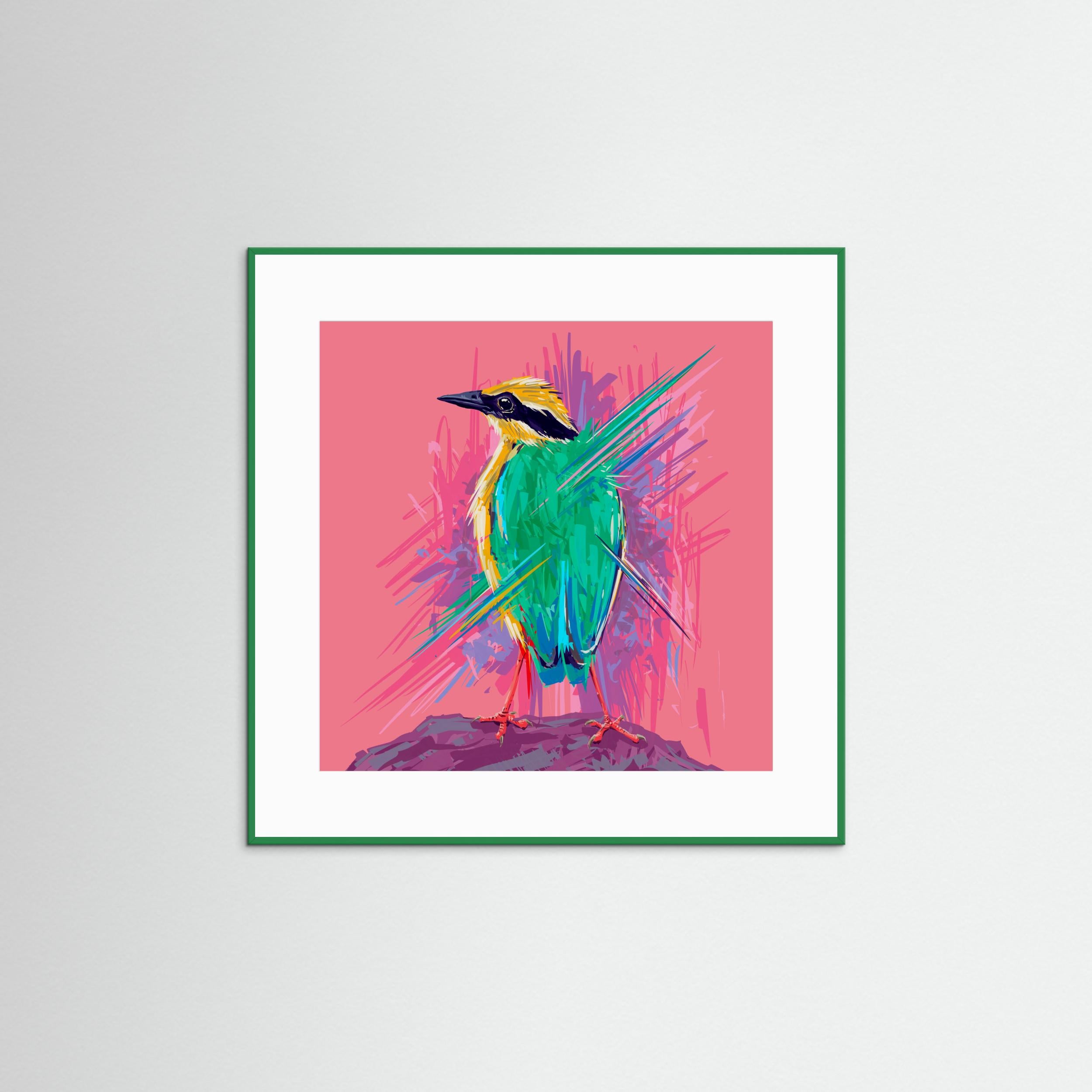 Bird Series   Indian Pitta by Rohan Dahotre Fine Art Paper