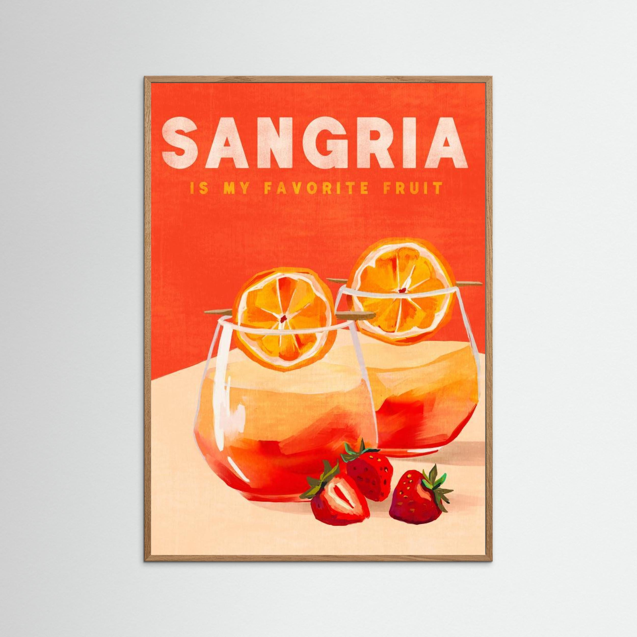 Sangria by The Whiskey Ginger Fine Art Paper 