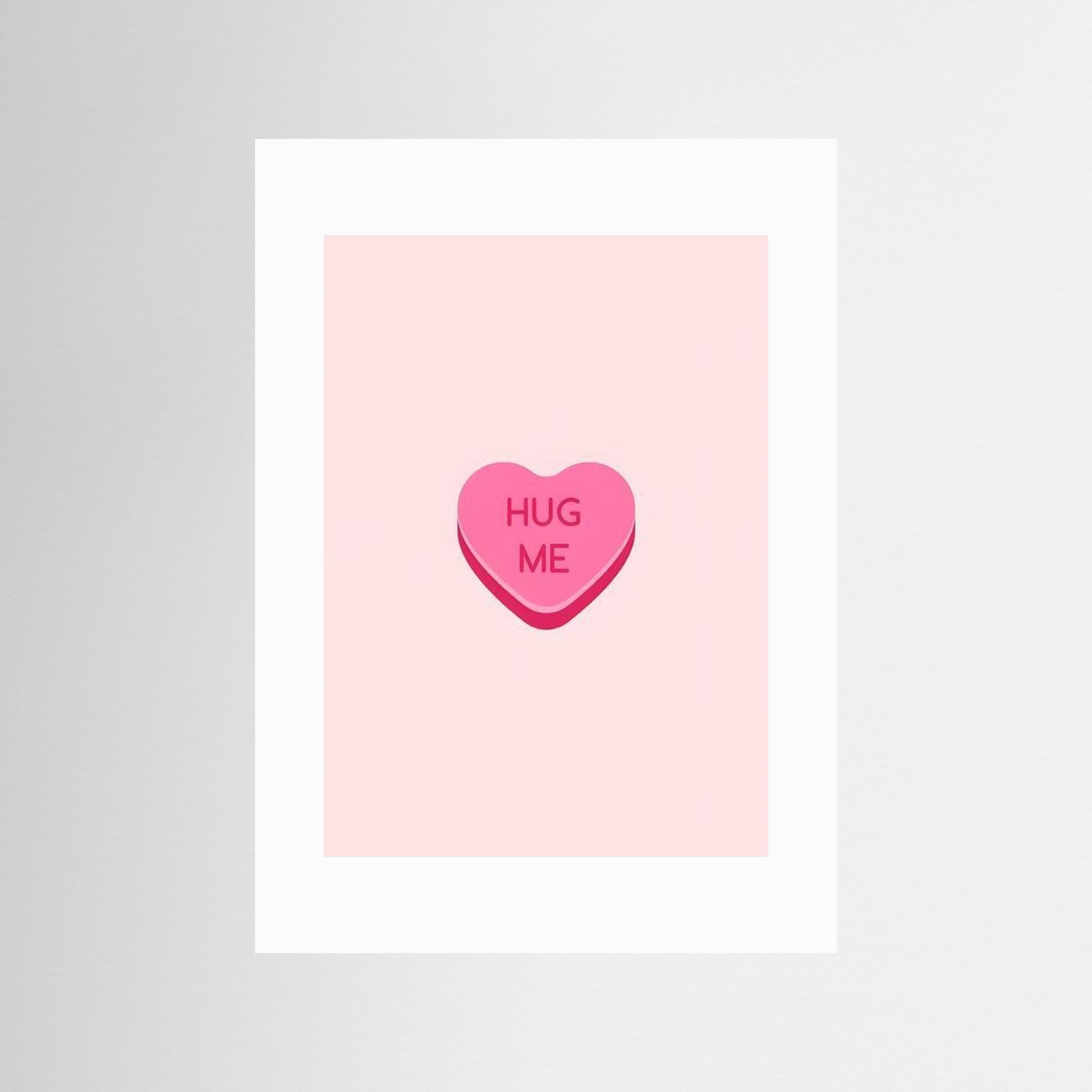 Hug Me By The Frame Gain Fine Art Paper