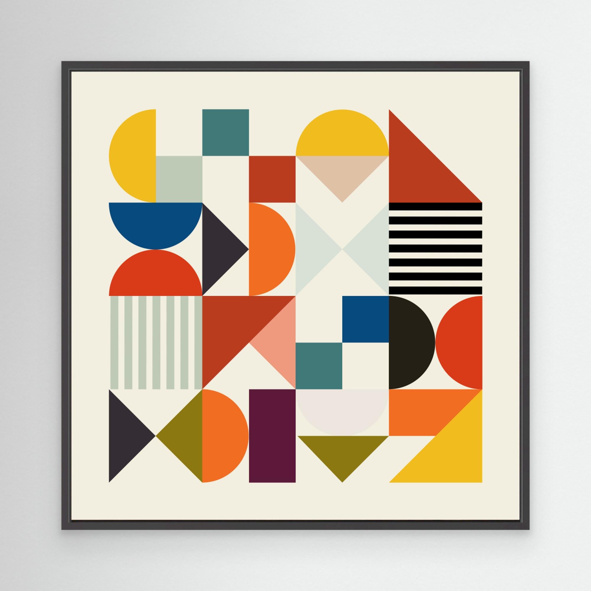Shapes Minimal by Ana Rut Bre. Canvas