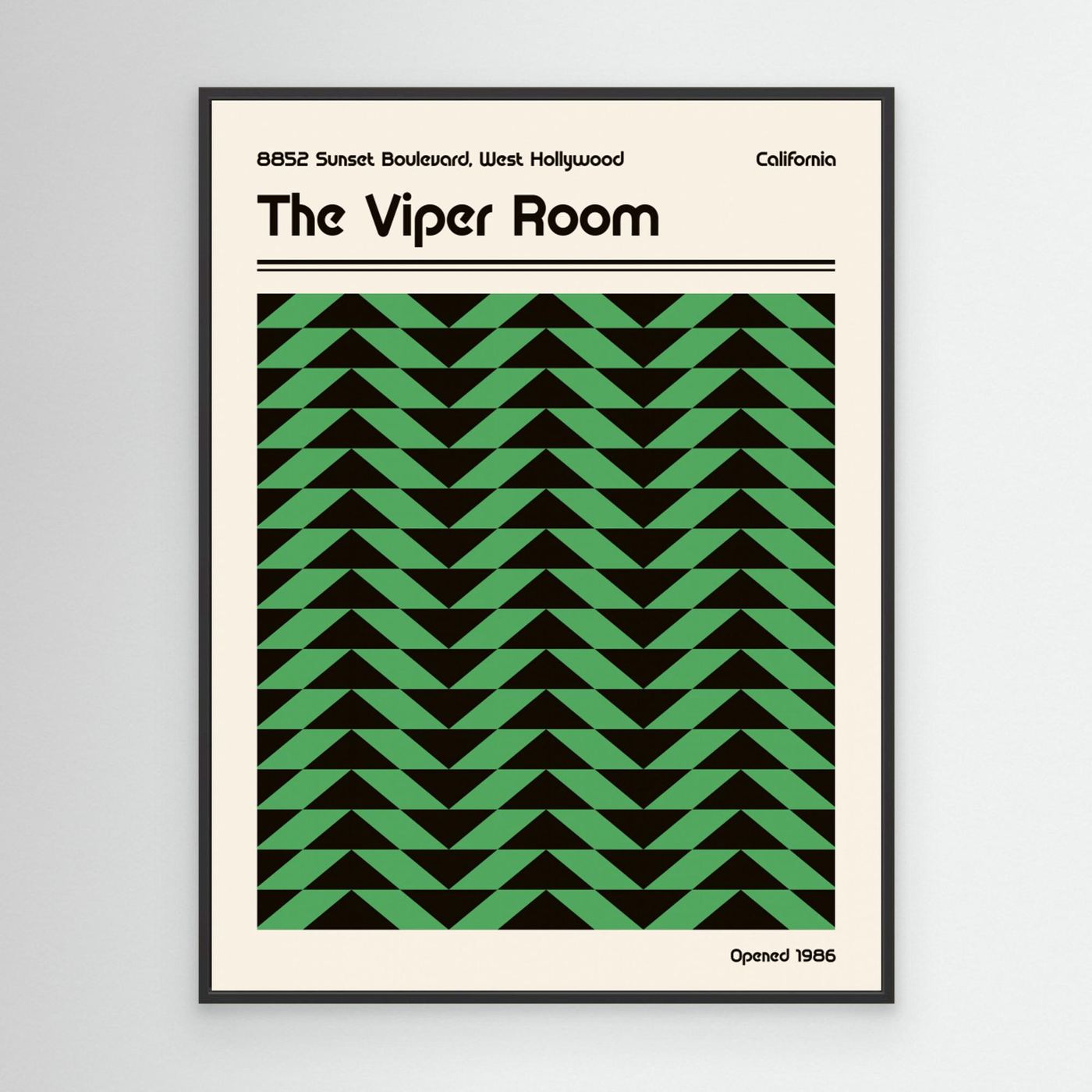 Viper Room Retro by Retrodrome Canvas