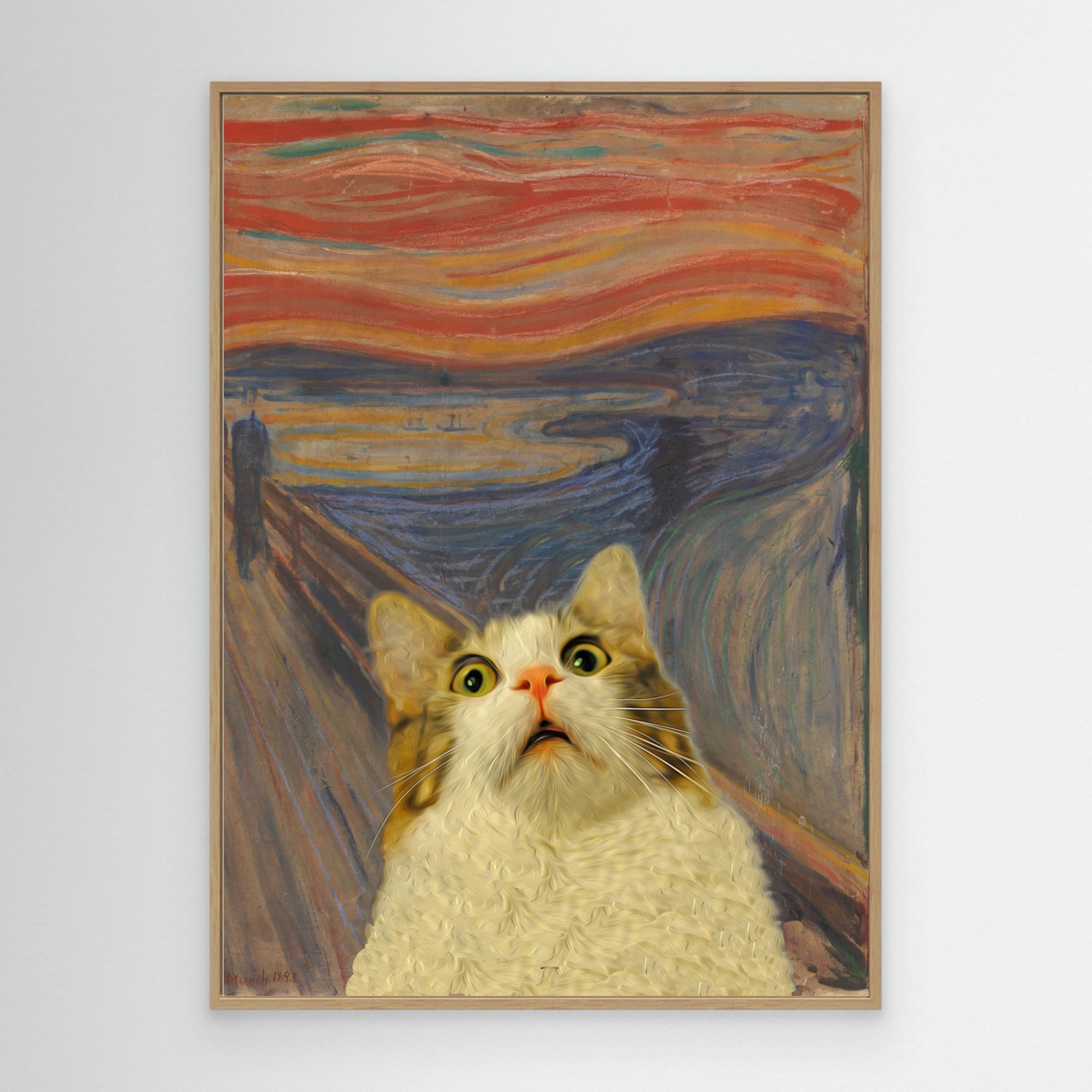 The Meow 02 by Artelele Canvas