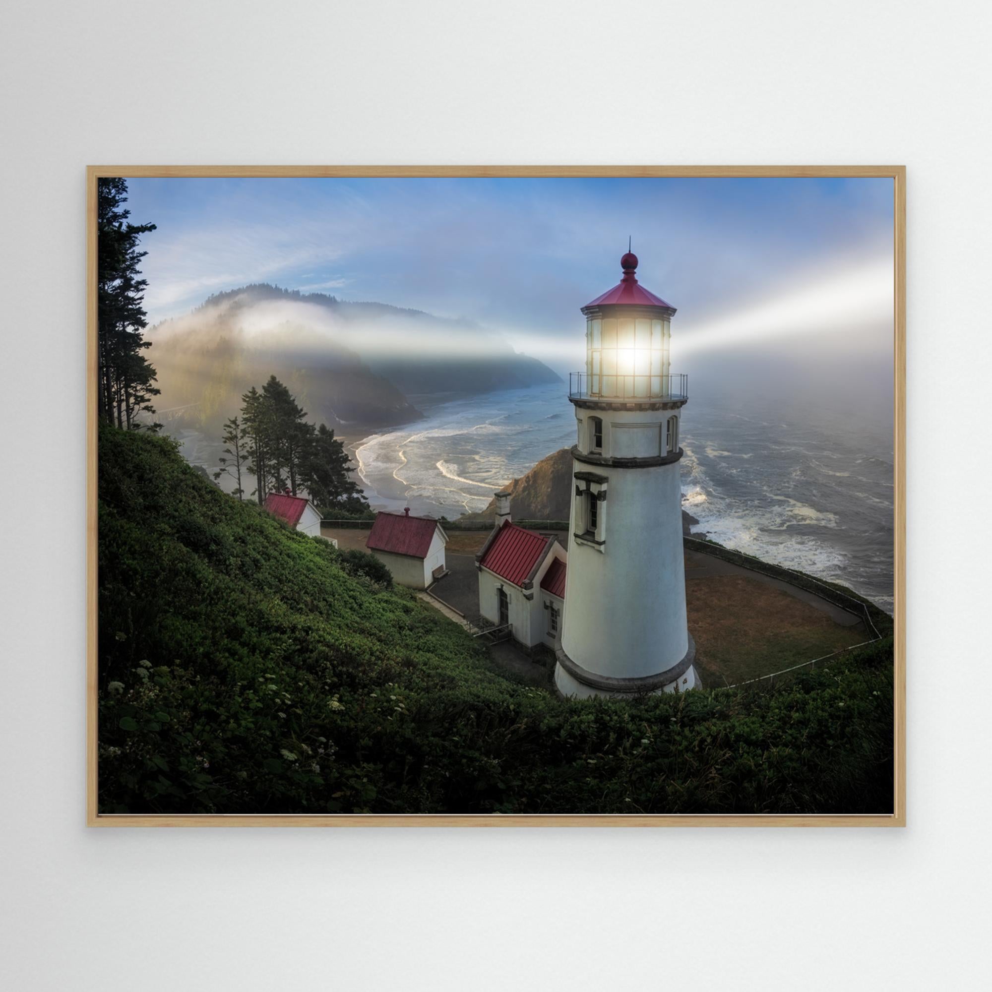 Heceta Head Lighthouse by Ron Langager Canvas