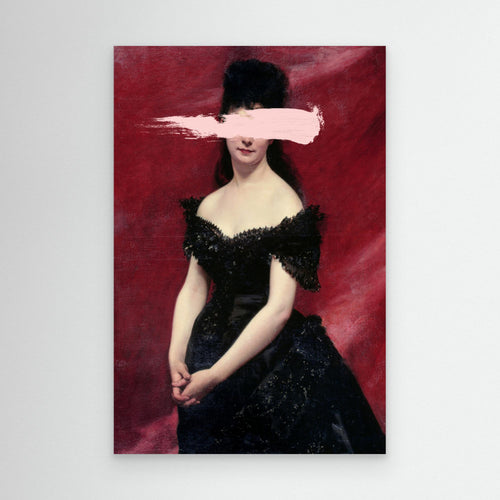 Blackdress3 Ratio2x3 by Talitha Mc Queen Canvas