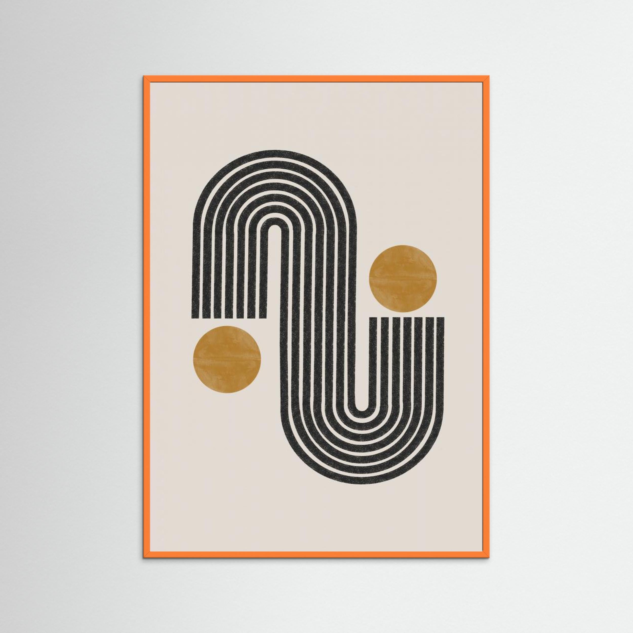 Mid Century No3. by The Miuus Studio Fine Art Paper 