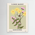 Flower Market Barcelona by Nktn Canvas