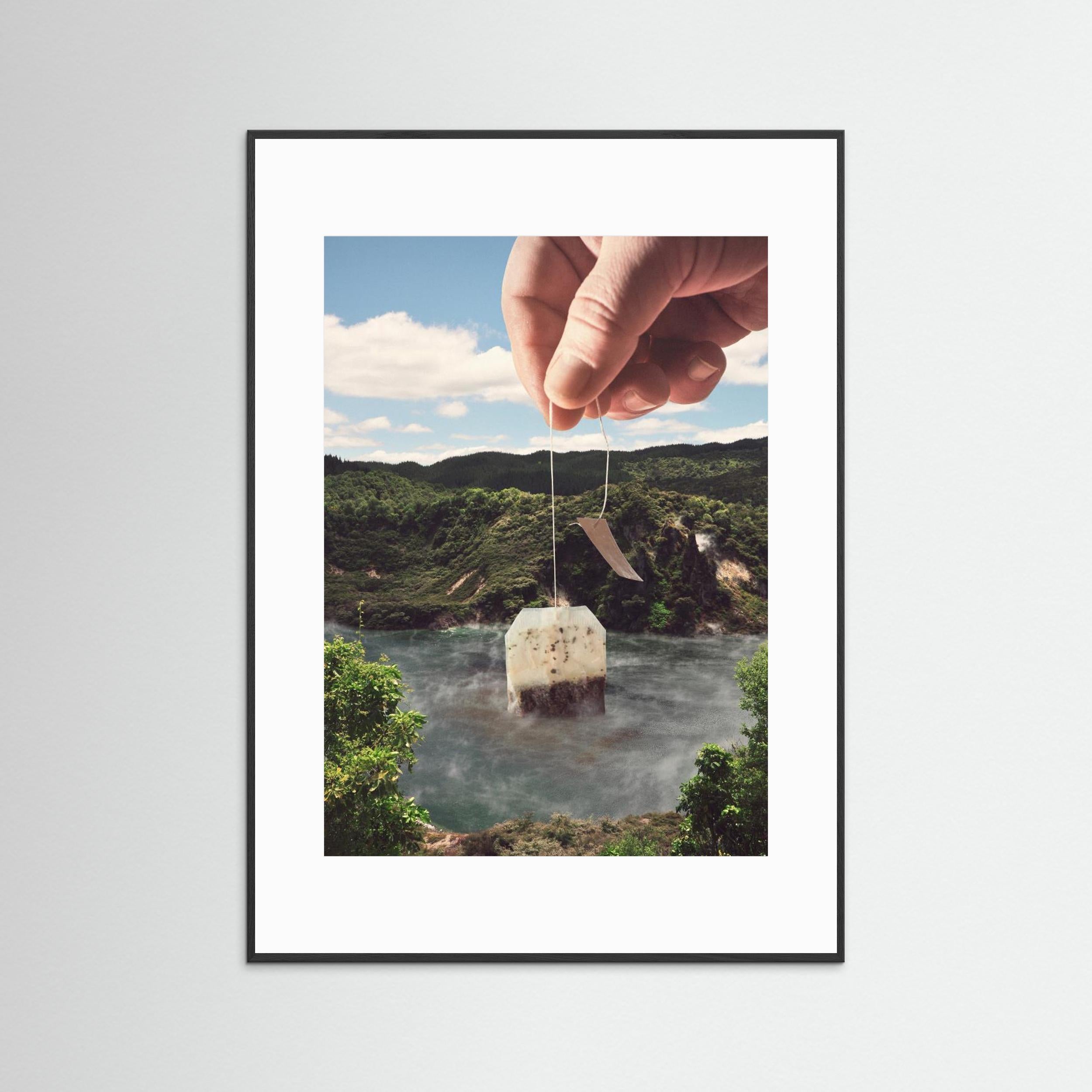 Lake afternoon tea - Teabag by Vertigo Artography Fine Art Paper 