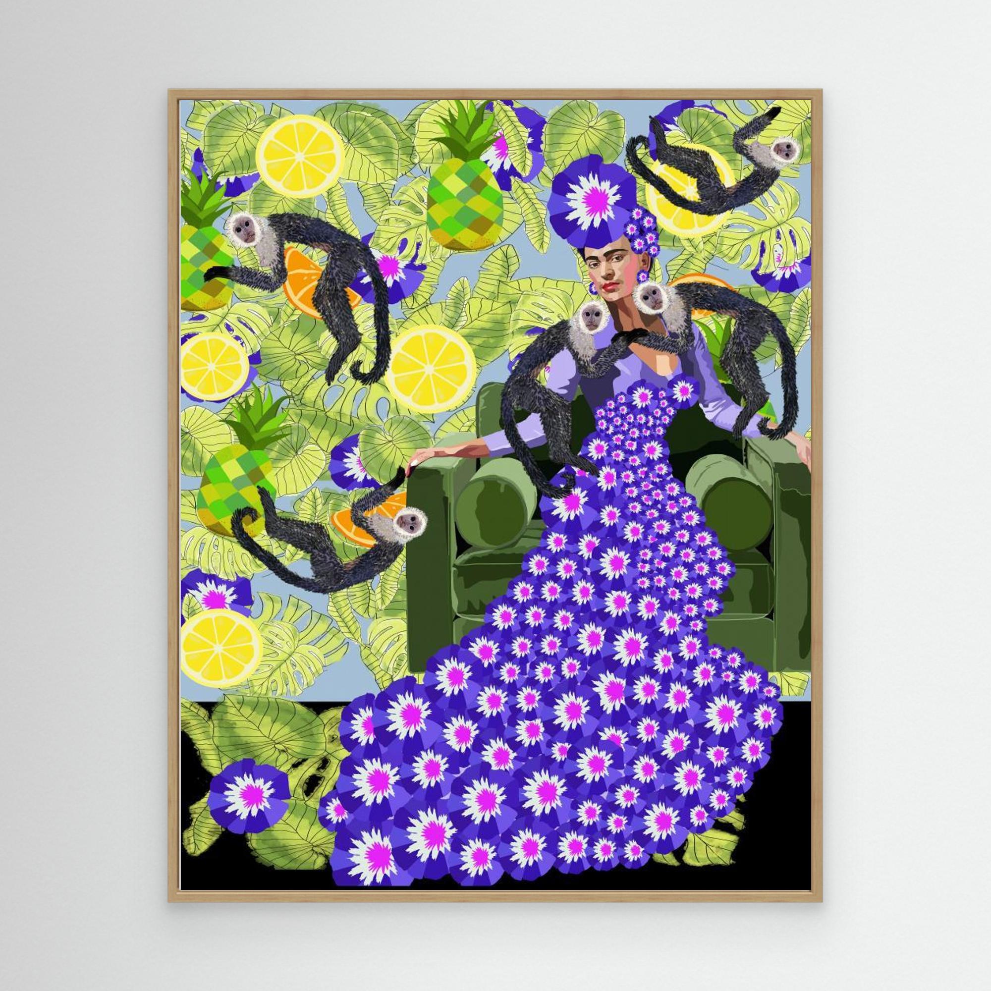 Frida in the Garden by Lynnda Rakos