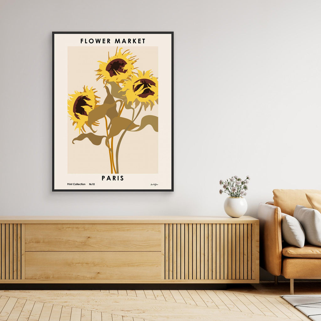Flower Market. Paris by Nktn Canvas