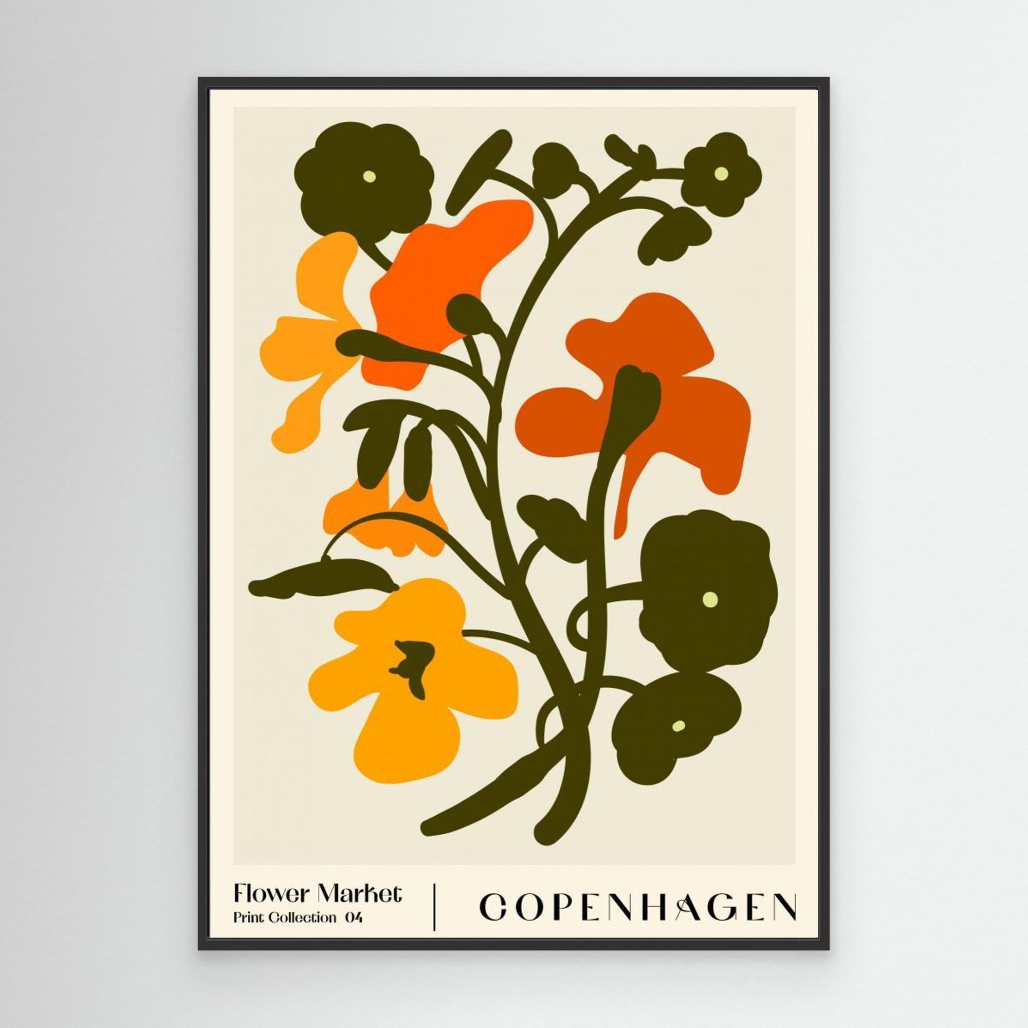 Flower Market. Copenhagen by Nktn Canvas