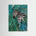 Zebra in the jungle 2 by Sarah Manovski Fine Art Paper