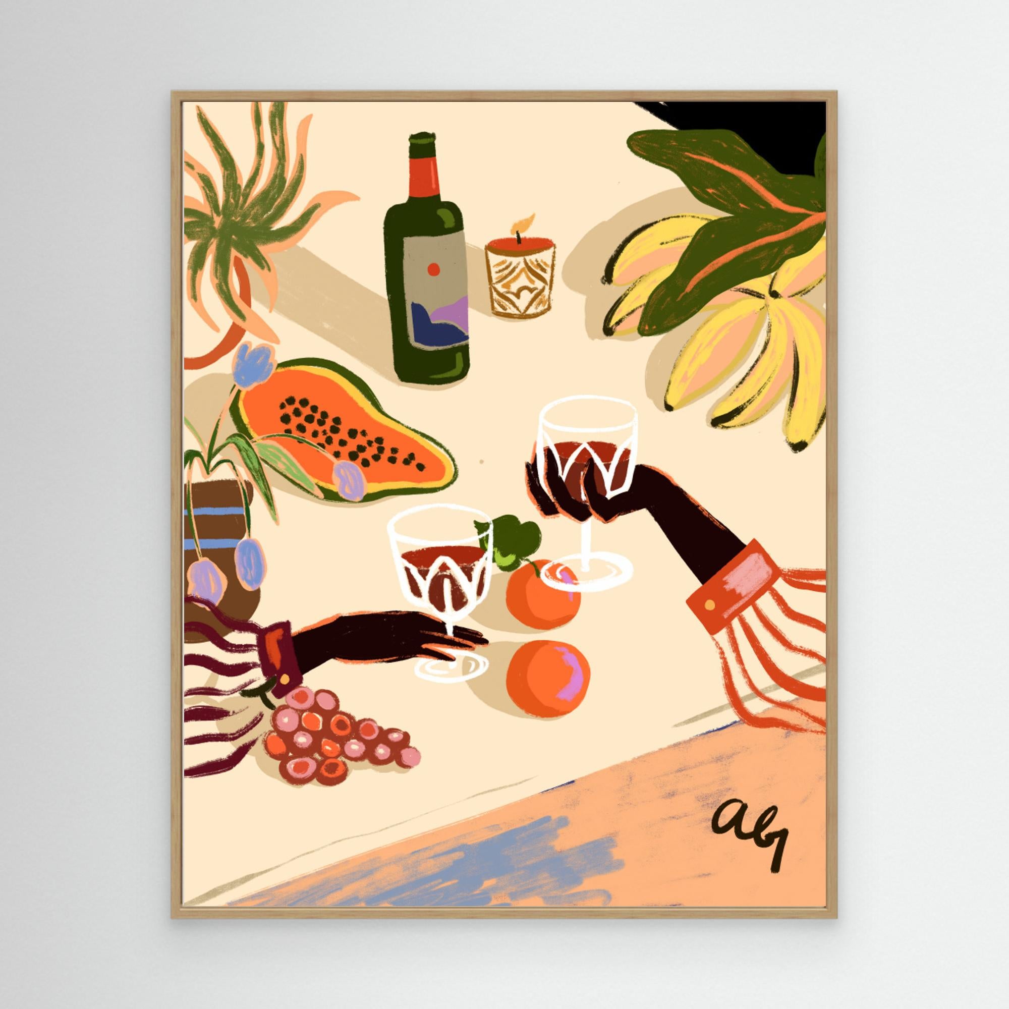 Cheers To You by Arty Guava Canvas