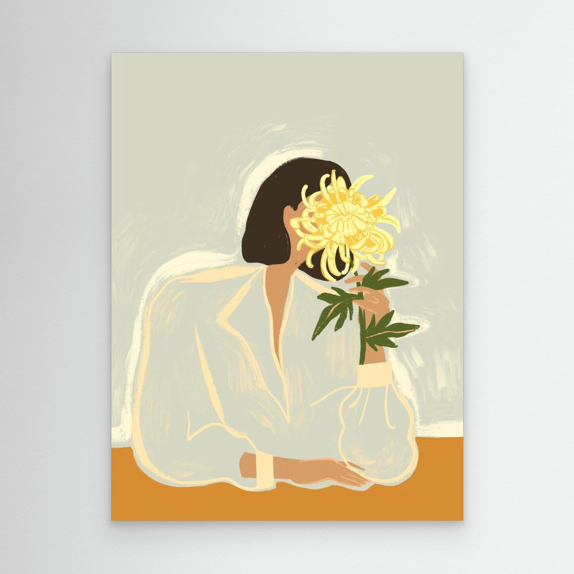 Thecrysanthemum by Arty Guava Canvas