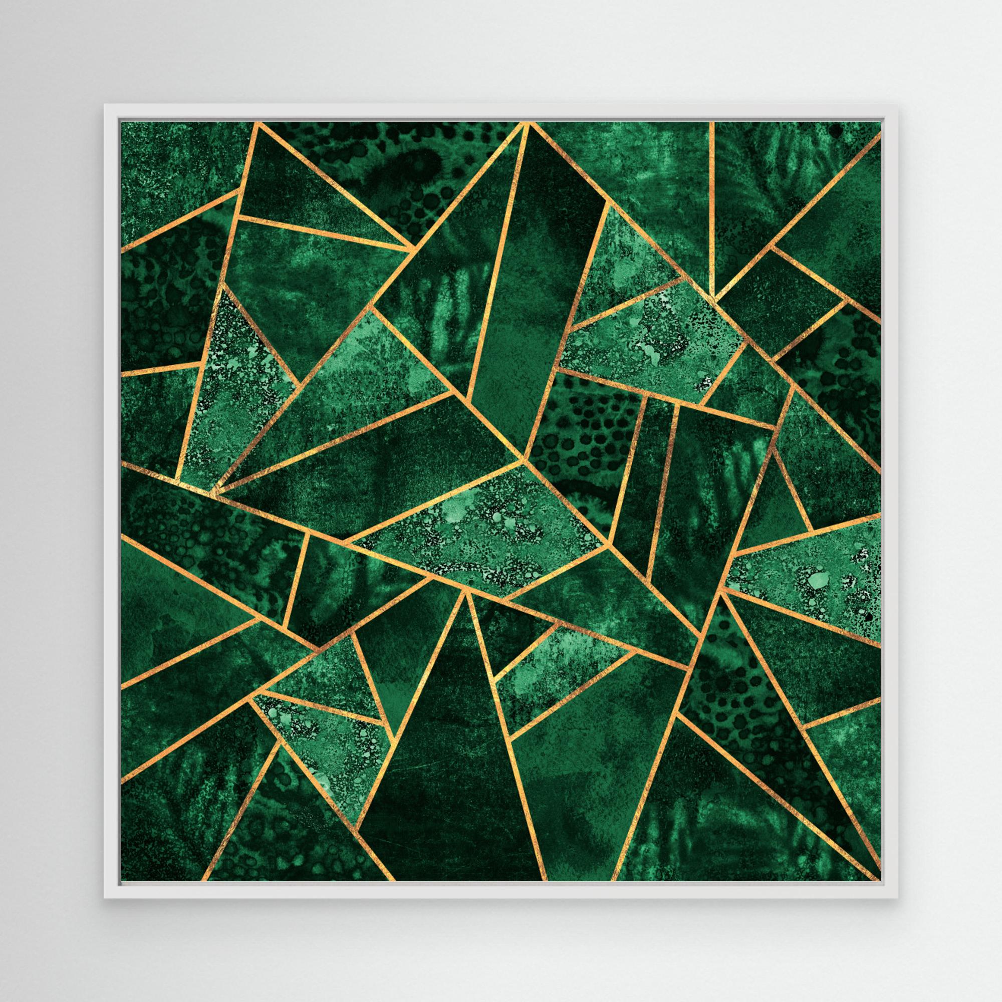 Deep Emerald by Elisabeth Fredriksson Canvas