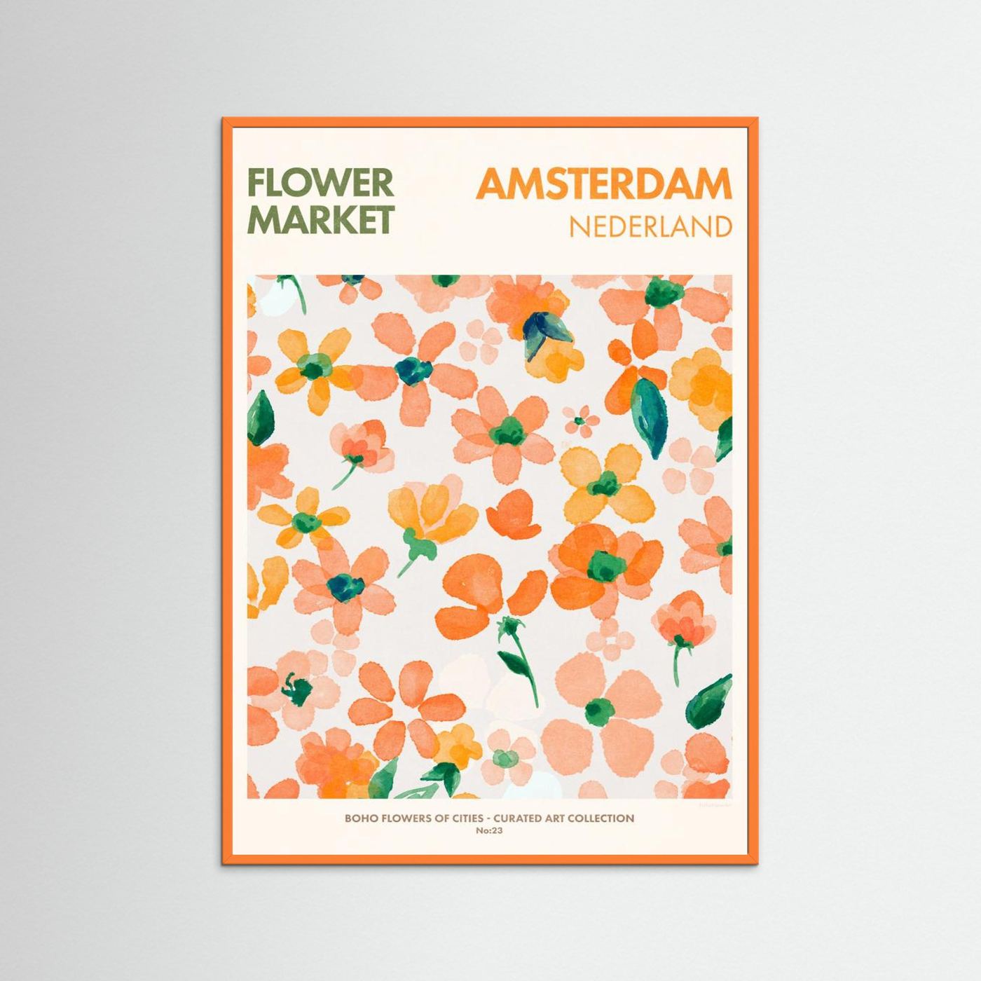 Amsterdam by Emel Tunaboylu Fine Art Paper