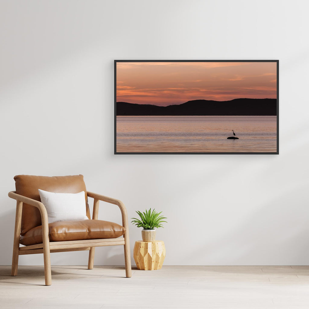 A peaceful wait by Patrick Dessureault Canvas